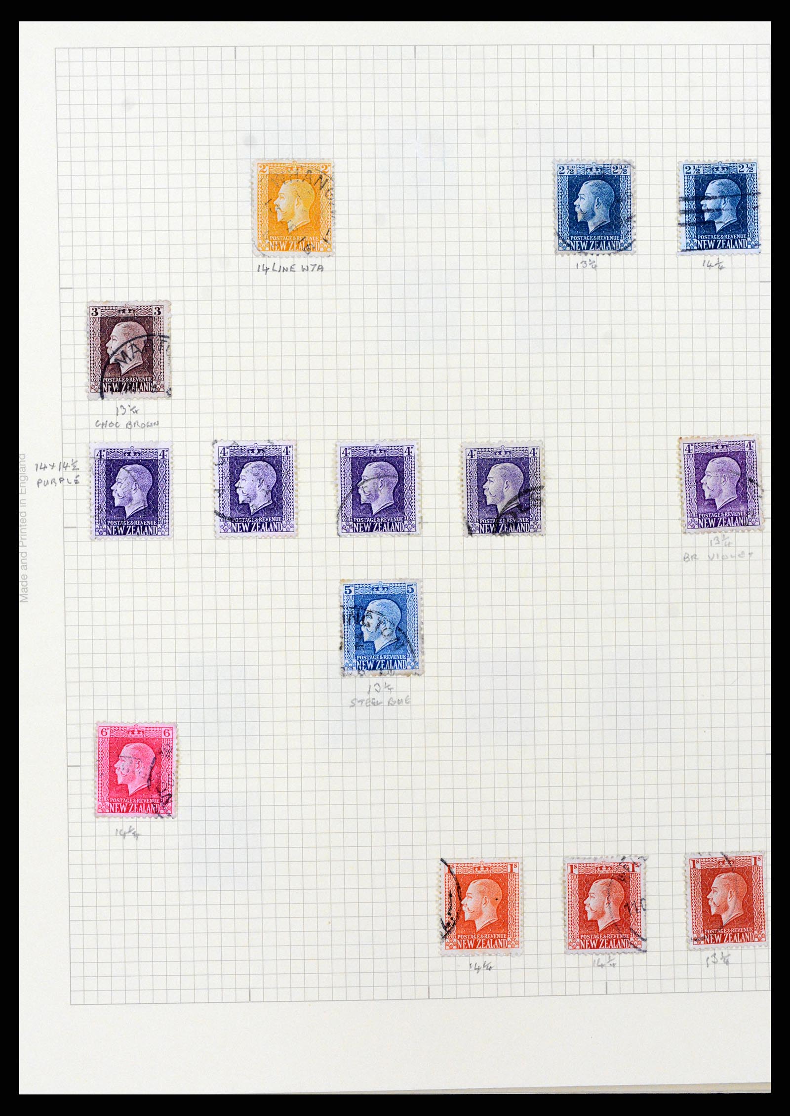 37608 033 - Postzegelverzameling 37608 Nieuw Zeeland 1874-2014.