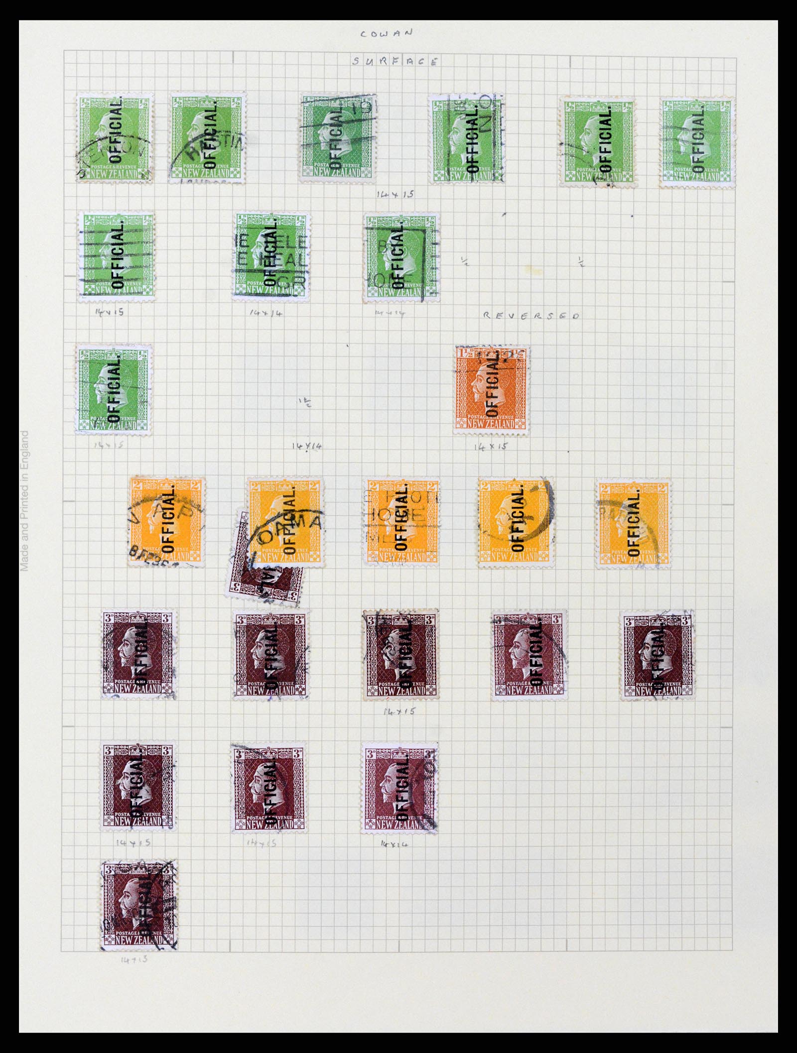 37608 038 - Postzegelverzameling 37608 Nieuw Zeeland 1874-2014.