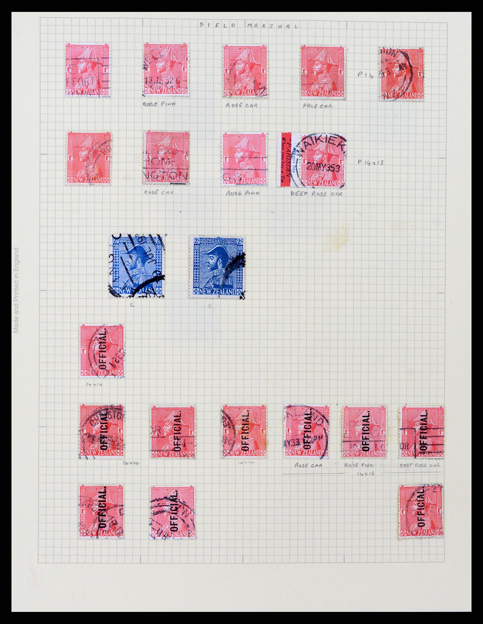 37608 043 - Postzegelverzameling 37608 Nieuw Zeeland 1874-2014.
