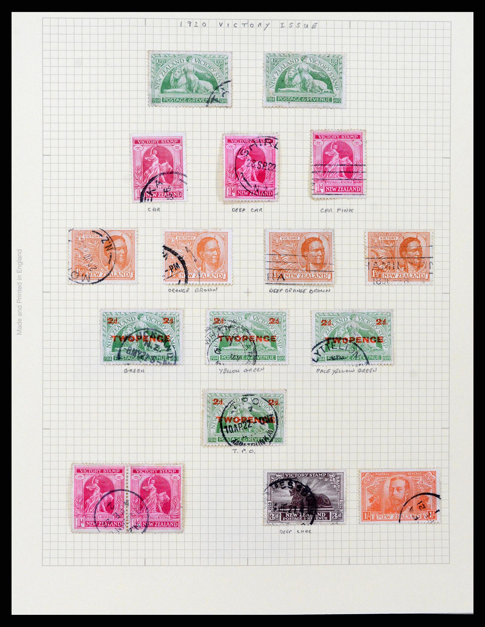 37608 045 - Postzegelverzameling 37608 Nieuw Zeeland 1874-2014.