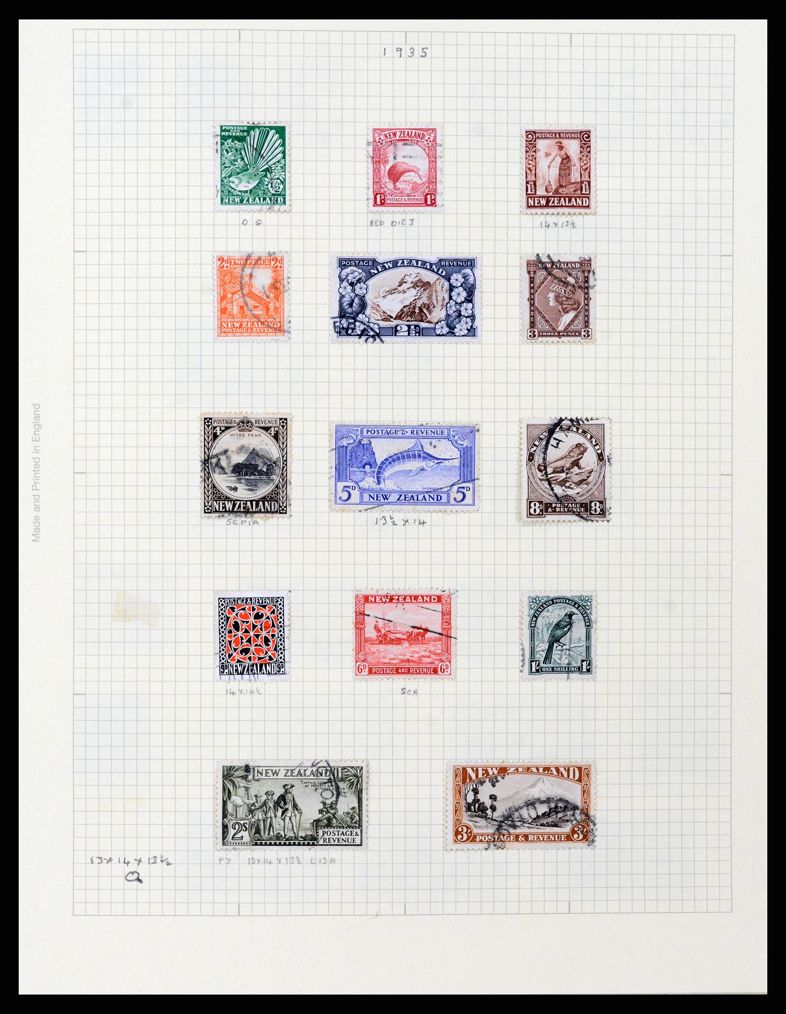 37608 049 - Postzegelverzameling 37608 Nieuw Zeeland 1874-2014.