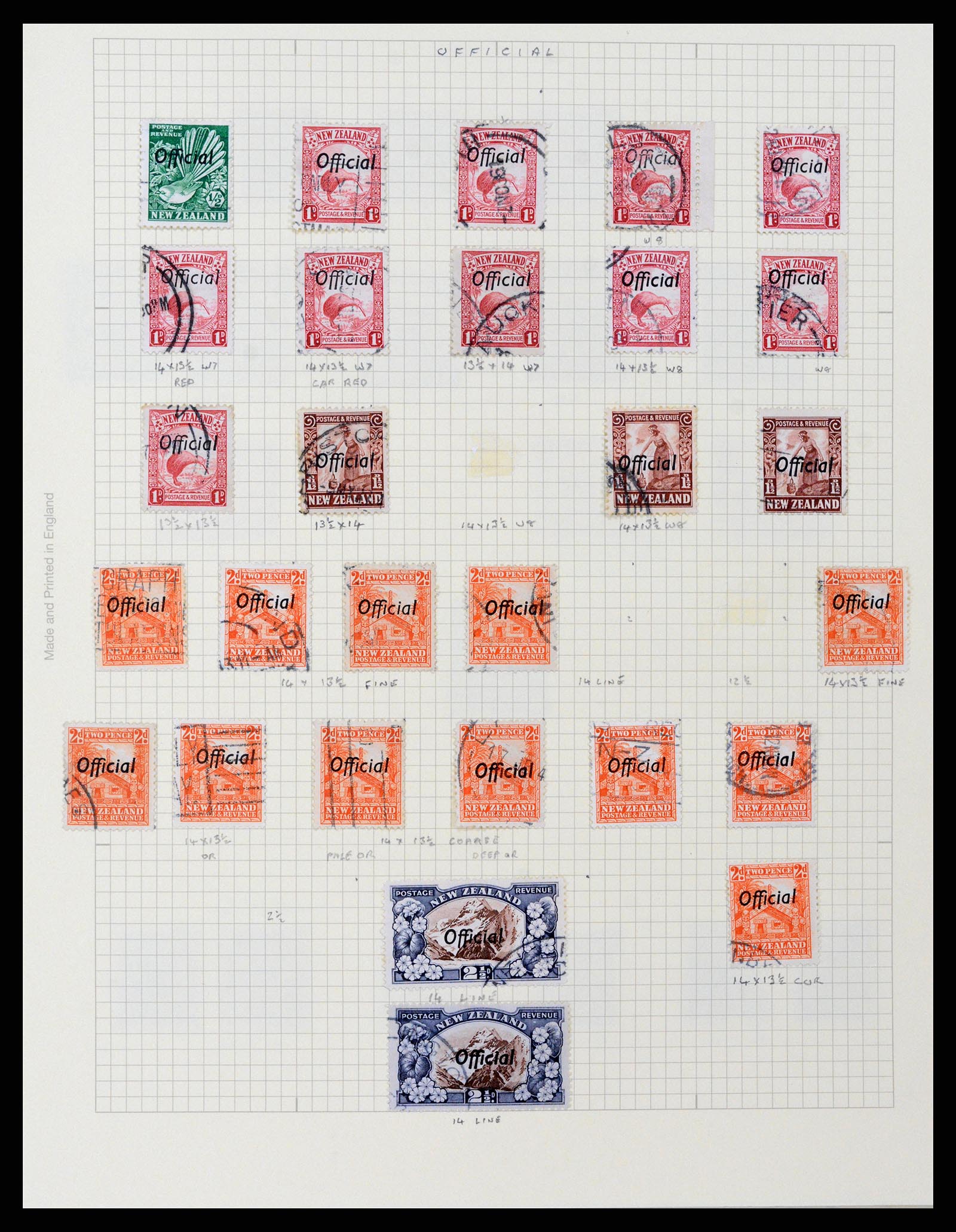 37608 057 - Postzegelverzameling 37608 Nieuw Zeeland 1874-2014.