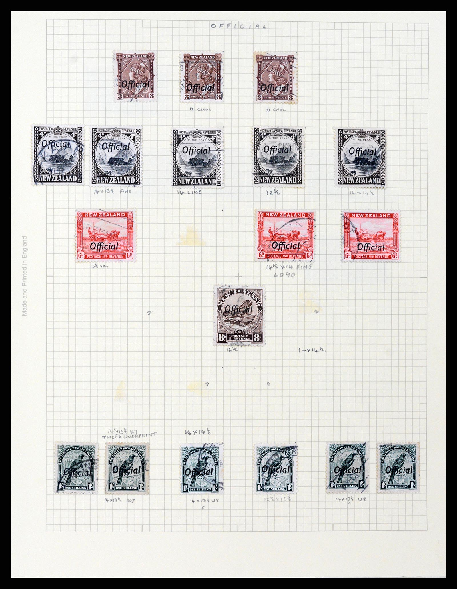 37608 058 - Postzegelverzameling 37608 Nieuw Zeeland 1874-2014.