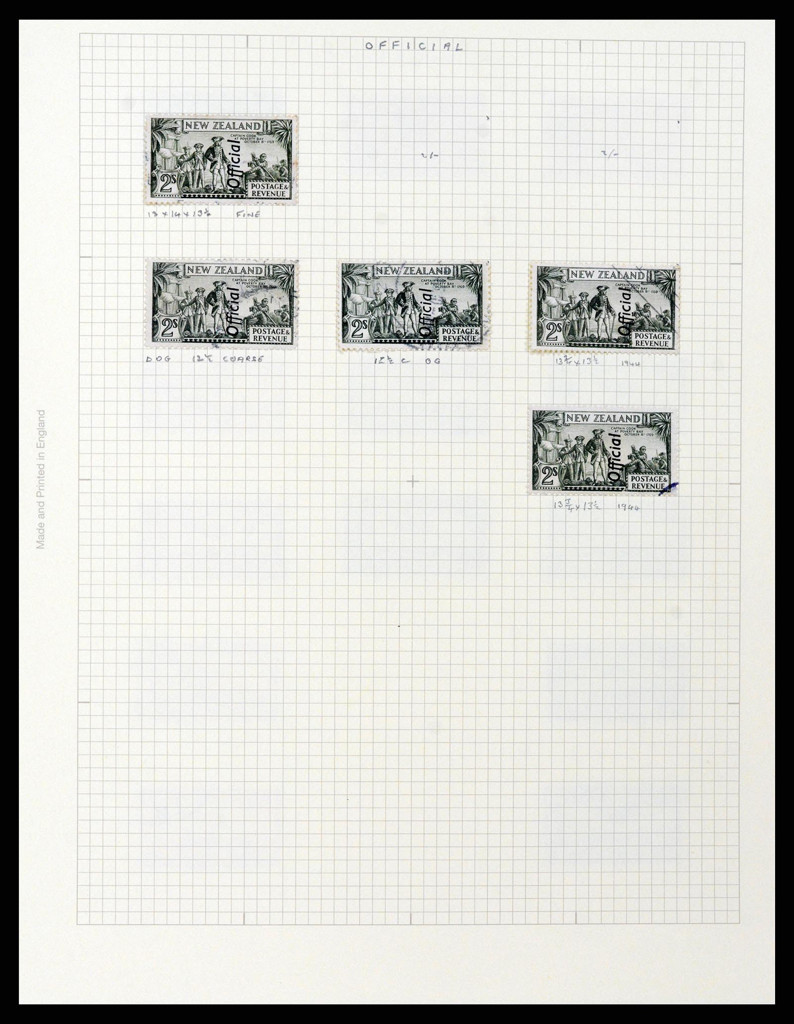 37608 059 - Postzegelverzameling 37608 Nieuw Zeeland 1874-2014.