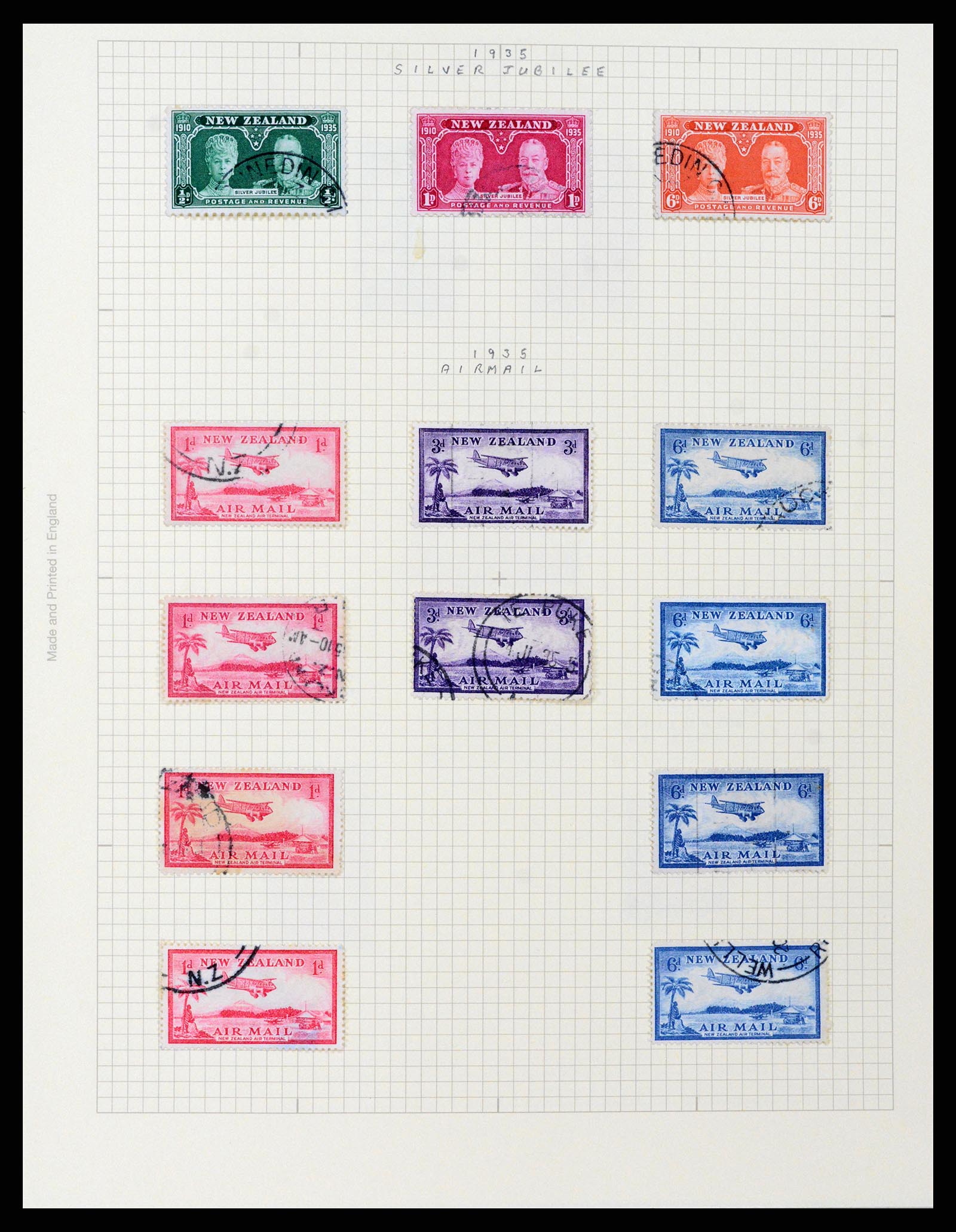 37608 060 - Postzegelverzameling 37608 Nieuw Zeeland 1874-2014.