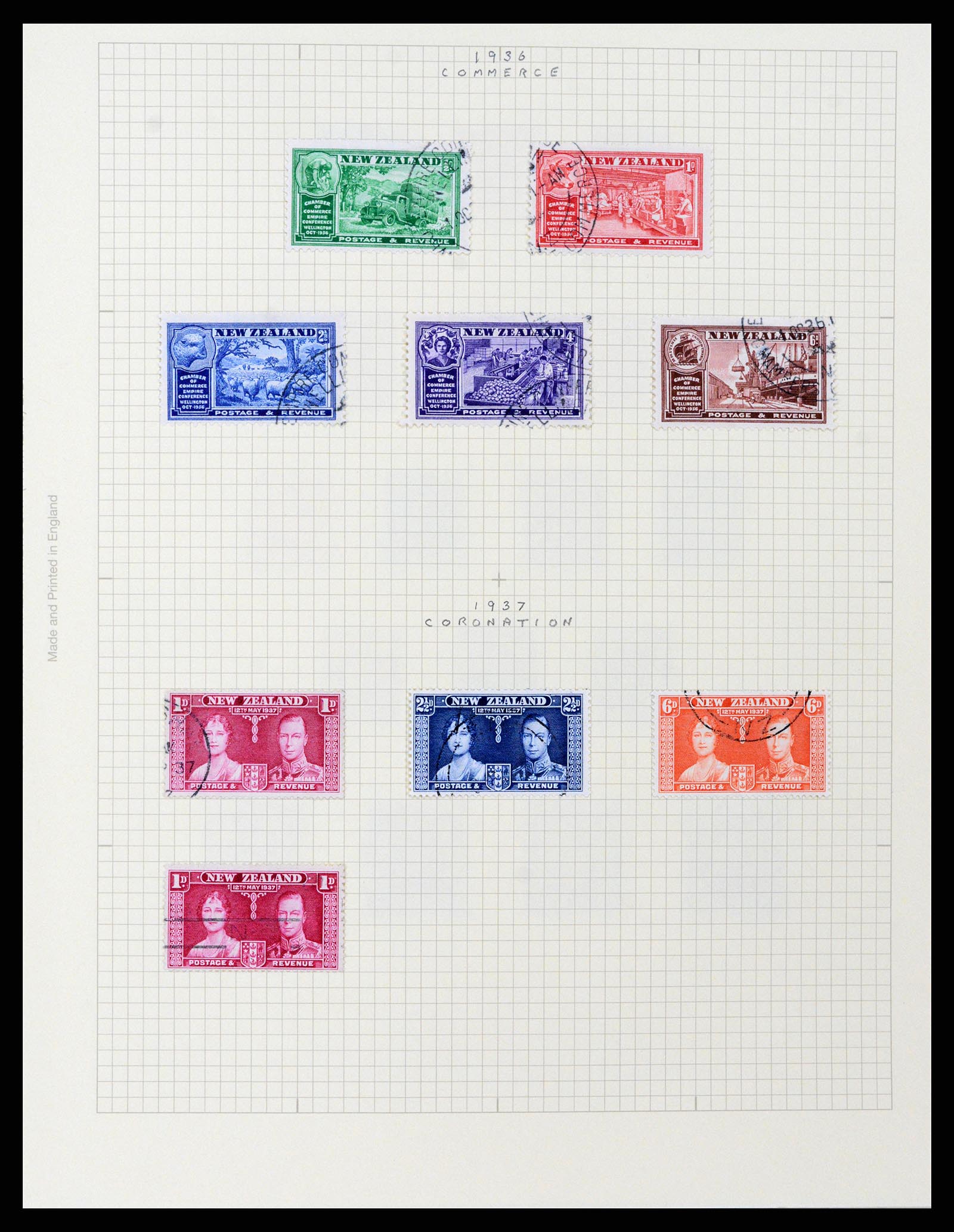 37608 062 - Postzegelverzameling 37608 Nieuw Zeeland 1874-2014.