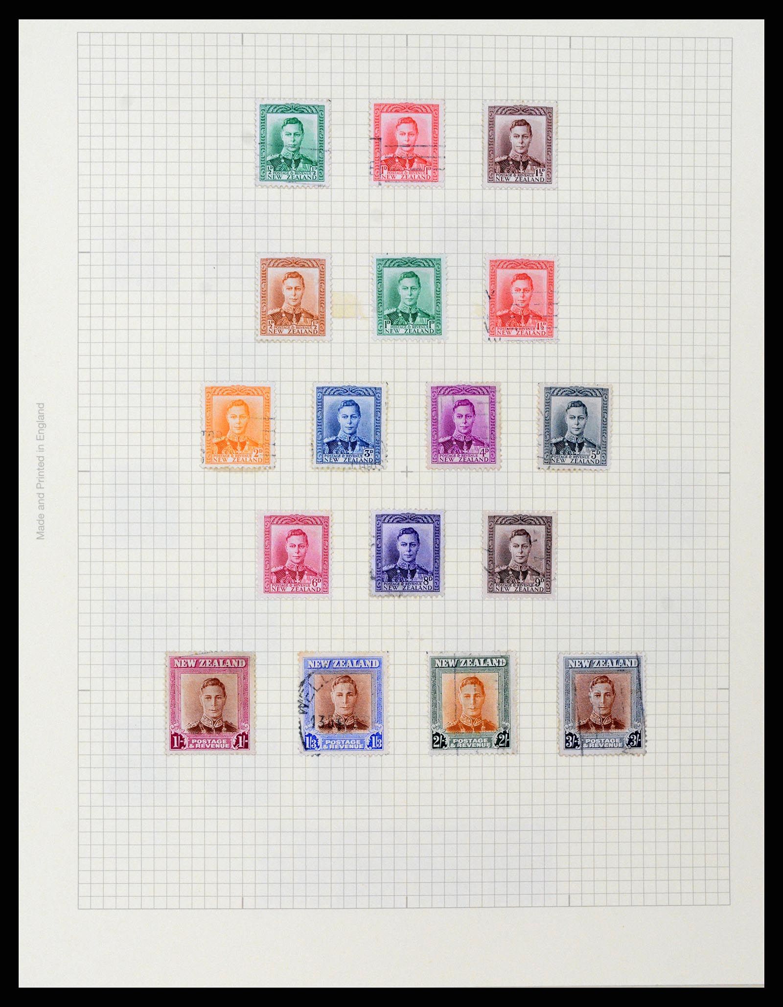 37608 063 - Postzegelverzameling 37608 Nieuw Zeeland 1874-2014.