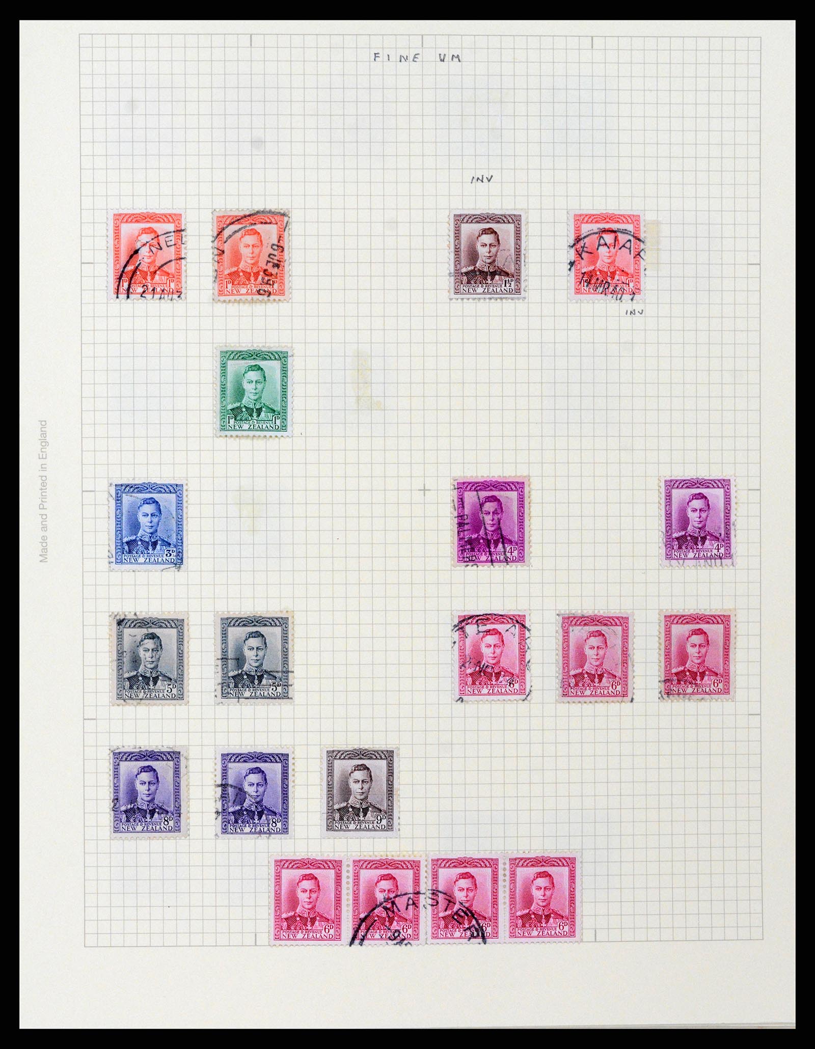 37608 064 - Postzegelverzameling 37608 Nieuw Zeeland 1874-2014.