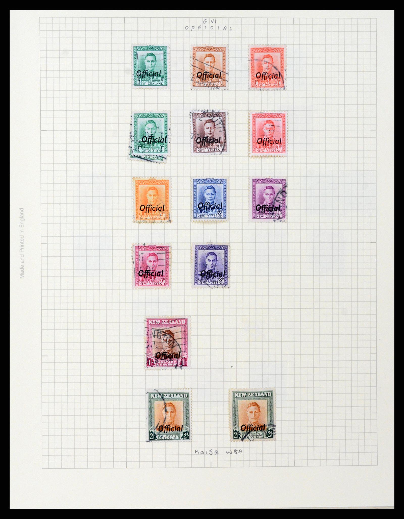 37608 068 - Postzegelverzameling 37608 Nieuw Zeeland 1874-2014.