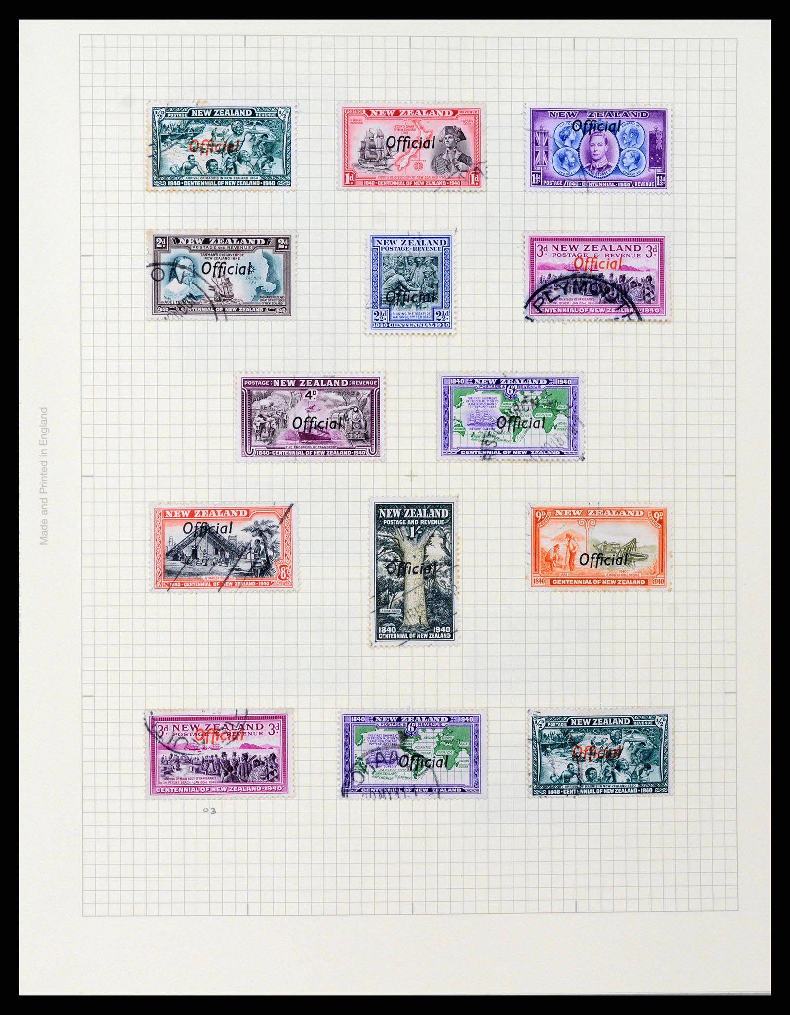 37608 072 - Postzegelverzameling 37608 Nieuw Zeeland 1874-2014.