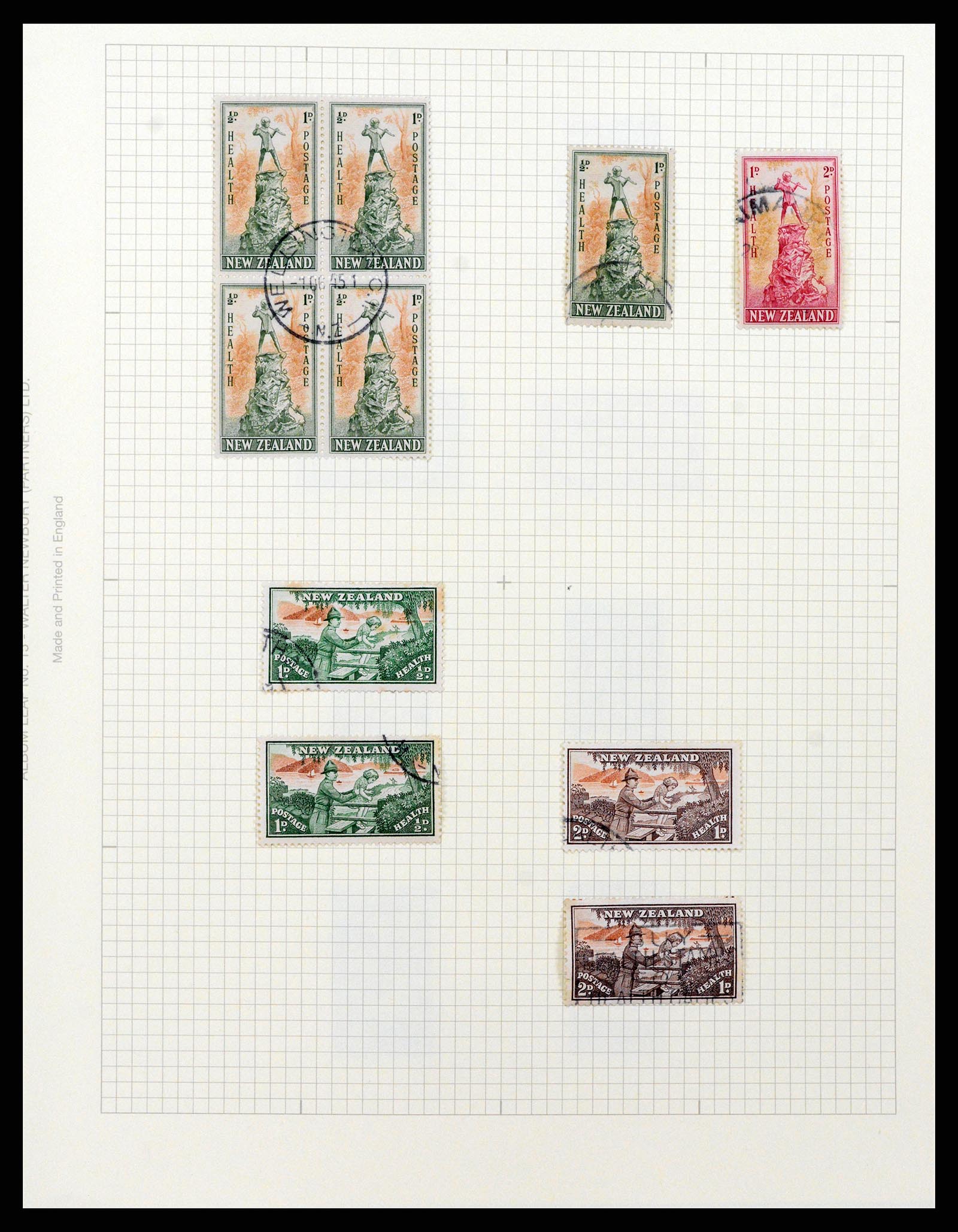 37608 073 - Postzegelverzameling 37608 Nieuw Zeeland 1874-2014.