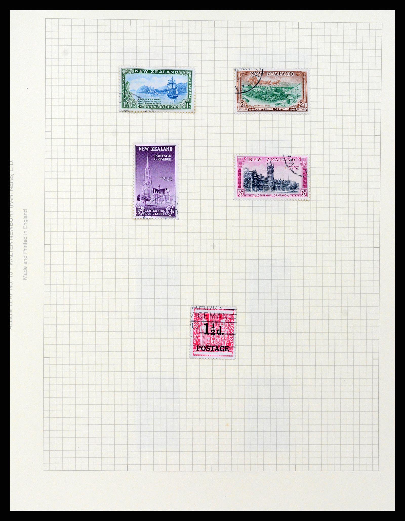37608 076 - Postzegelverzameling 37608 Nieuw Zeeland 1874-2014.
