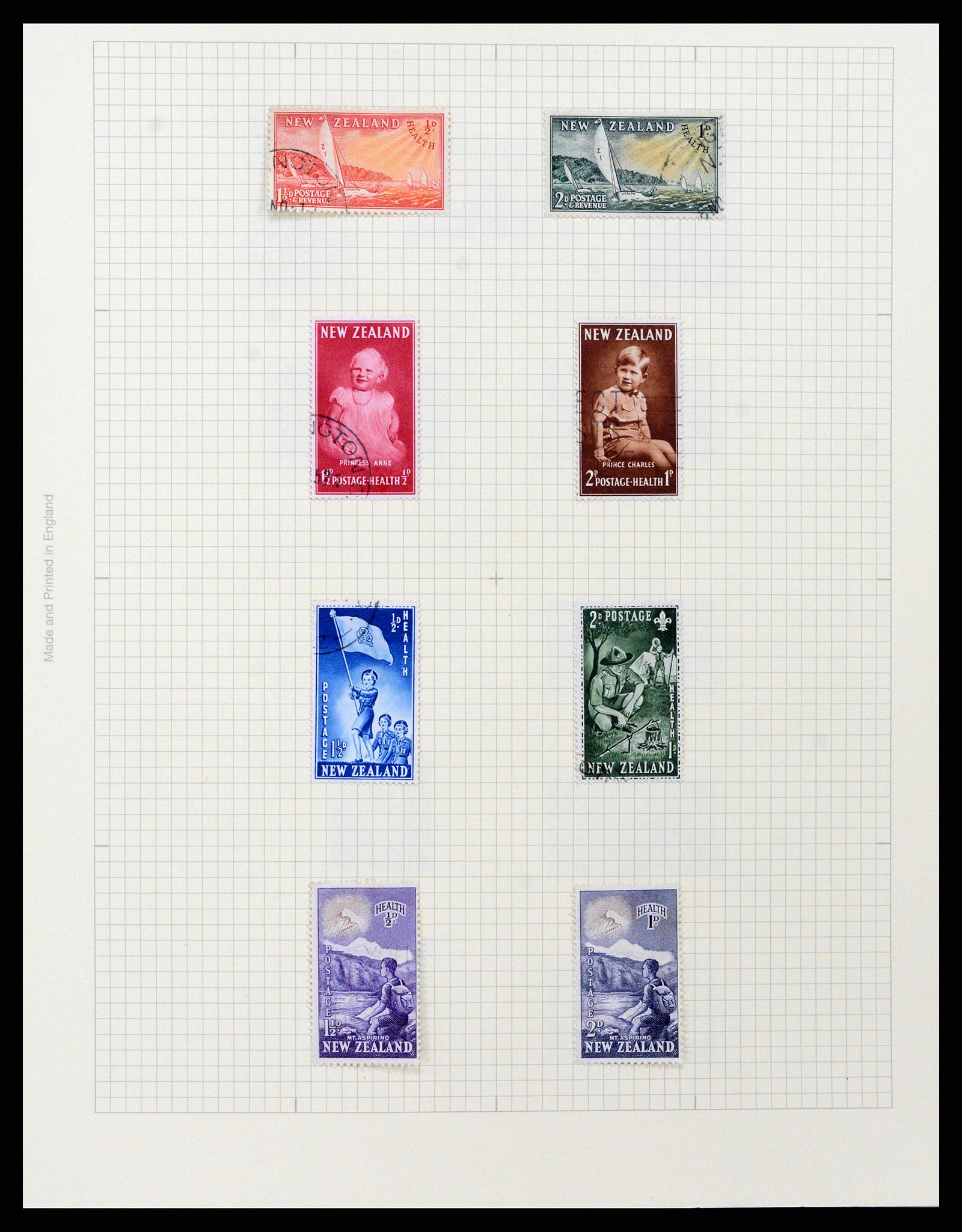 37608 077 - Postzegelverzameling 37608 Nieuw Zeeland 1874-2014.