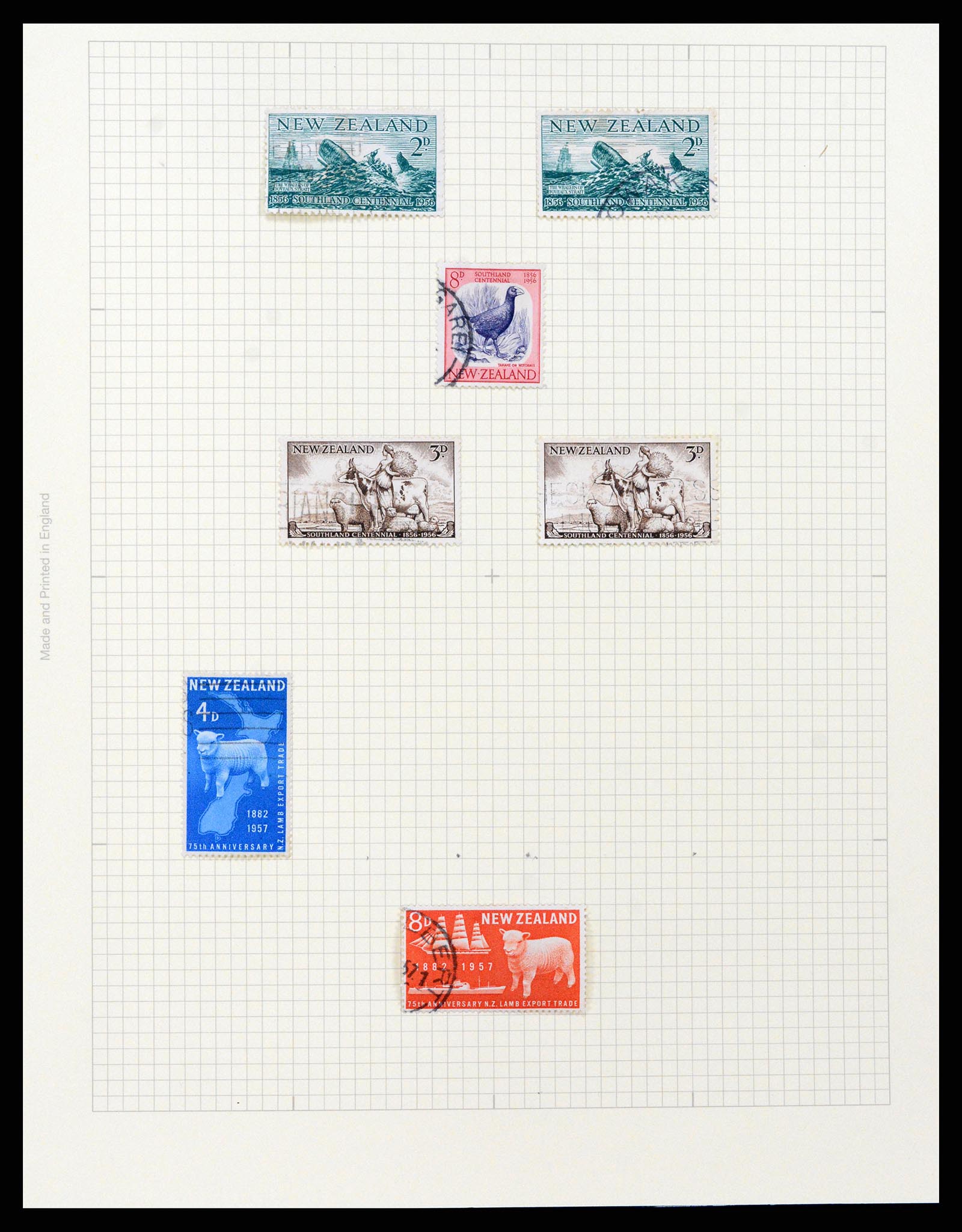 37608 087 - Postzegelverzameling 37608 Nieuw Zeeland 1874-2014.