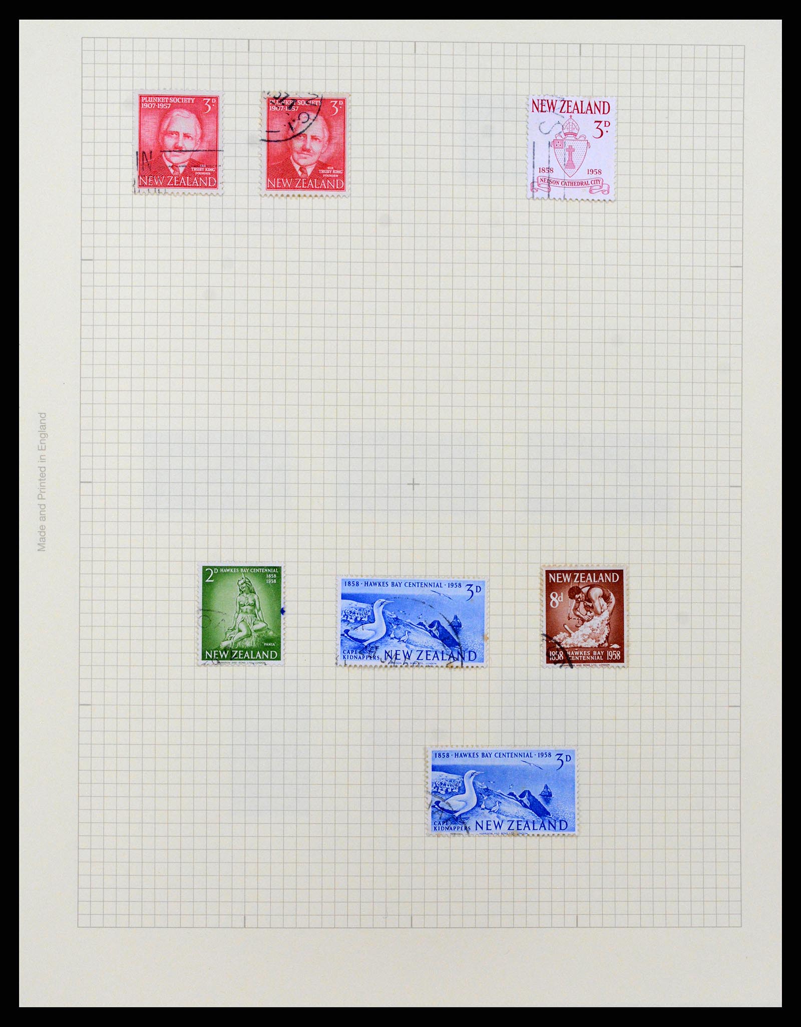 37608 090 - Postzegelverzameling 37608 Nieuw Zeeland 1874-2014.