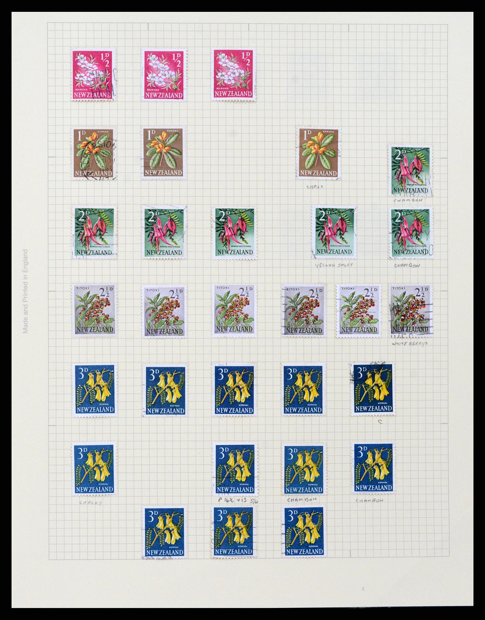 37608 093 - Postzegelverzameling 37608 Nieuw Zeeland 1874-2014.