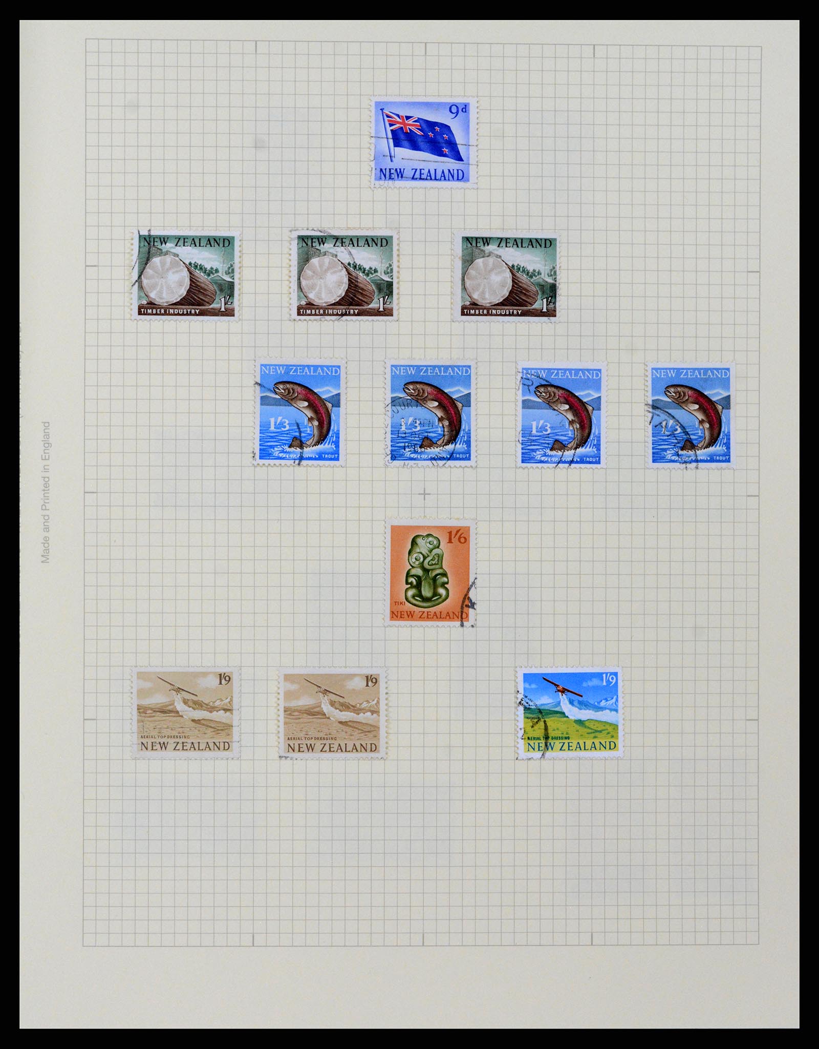 37608 095 - Postzegelverzameling 37608 Nieuw Zeeland 1874-2014.
