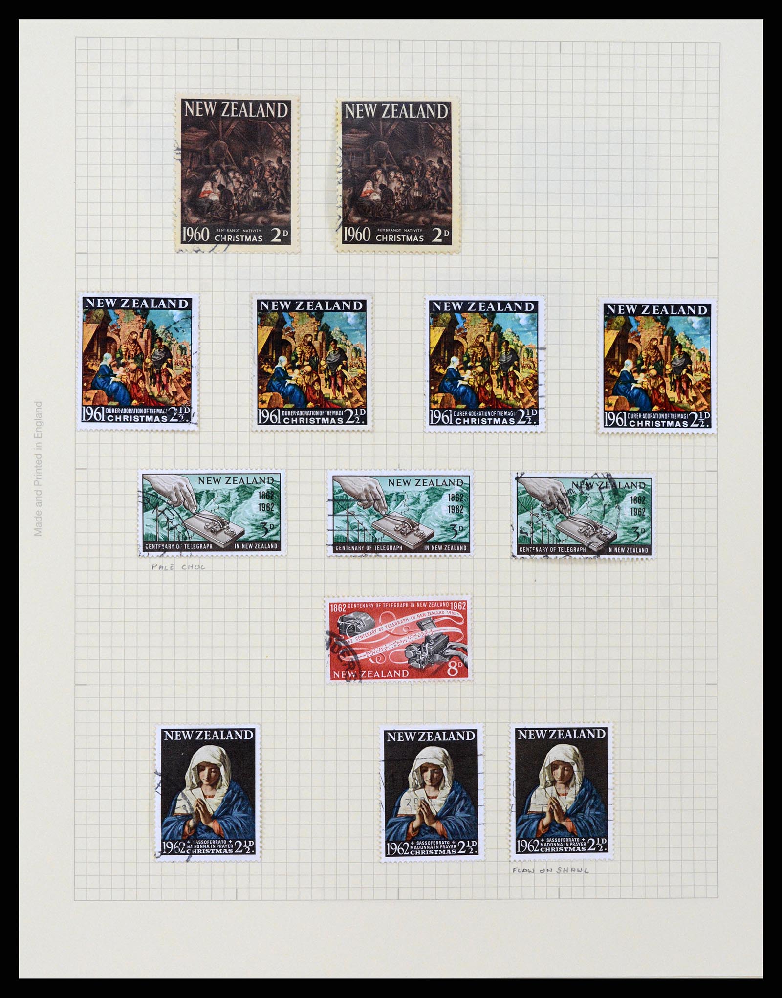 37608 100 - Postzegelverzameling 37608 Nieuw Zeeland 1874-2014.