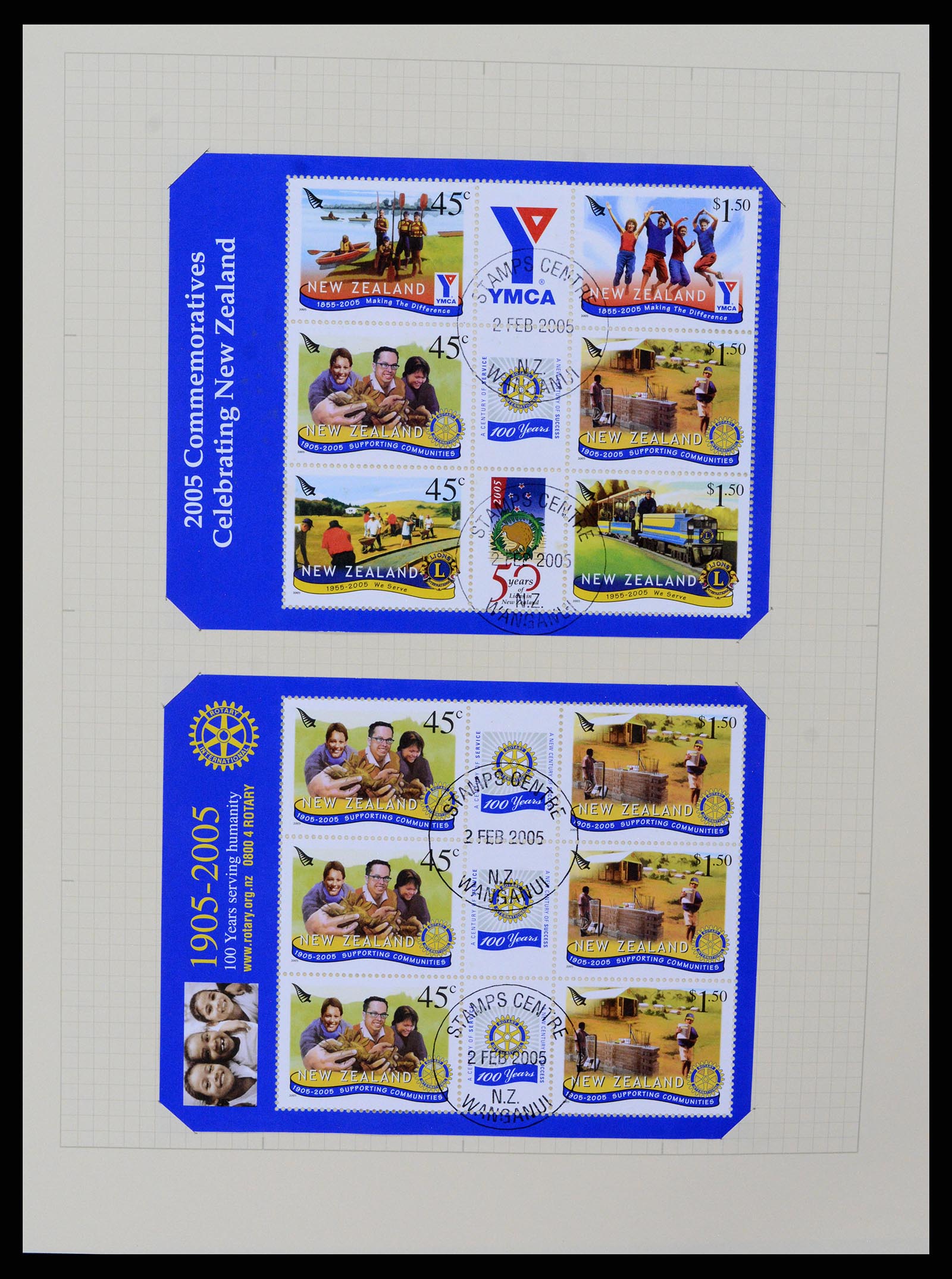 37608 382 - Stamp collection 37608 New Zealand 1874-2014.