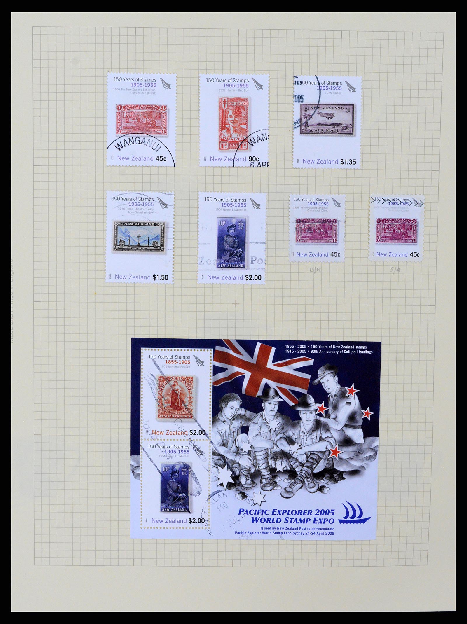 37608 385 - Stamp collection 37608 New Zealand 1874-2014.