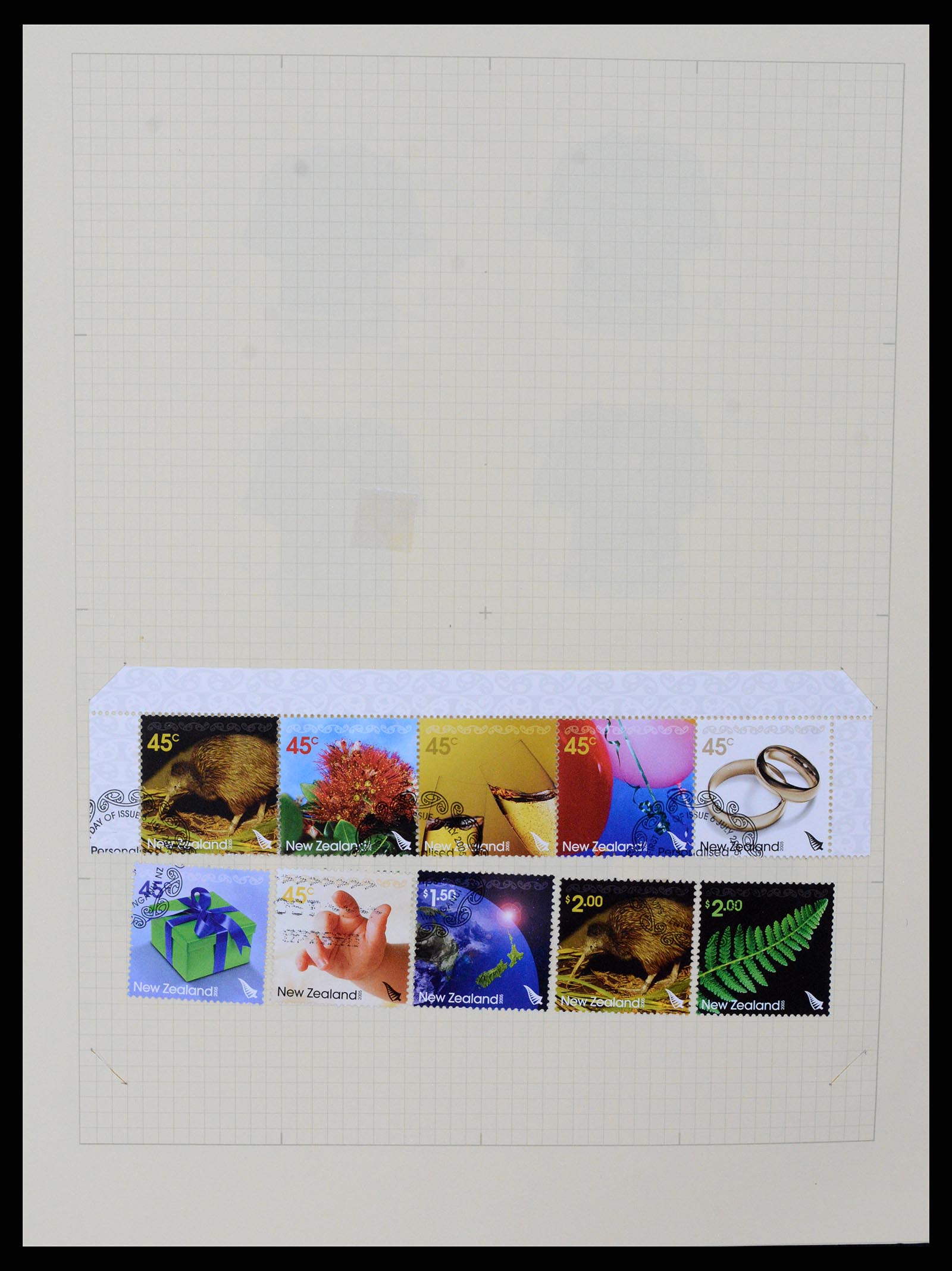 37608 388 - Stamp collection 37608 New Zealand 1874-2014.
