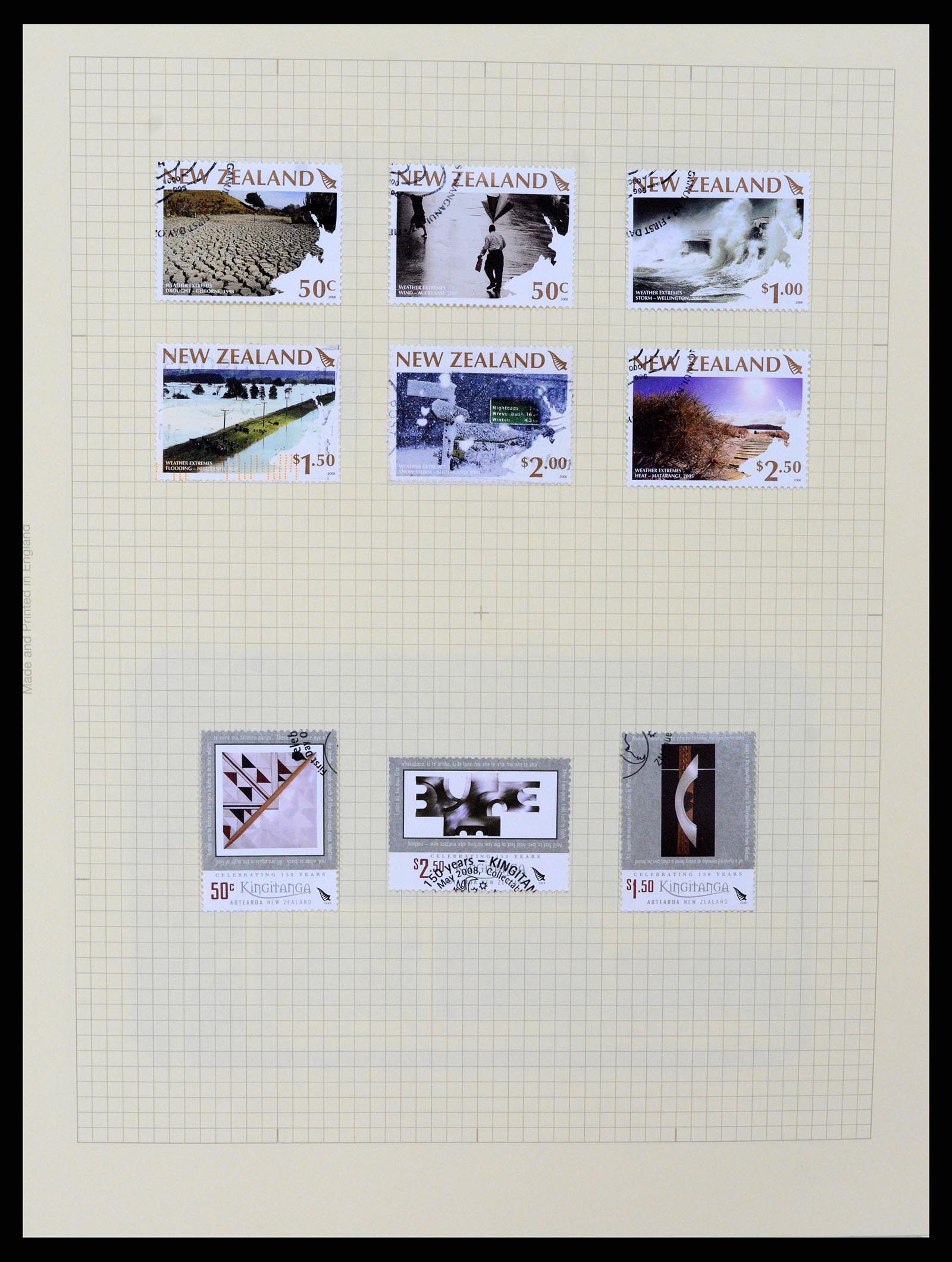 37608 419 - Stamp collection 37608 New Zealand 1874-2014.