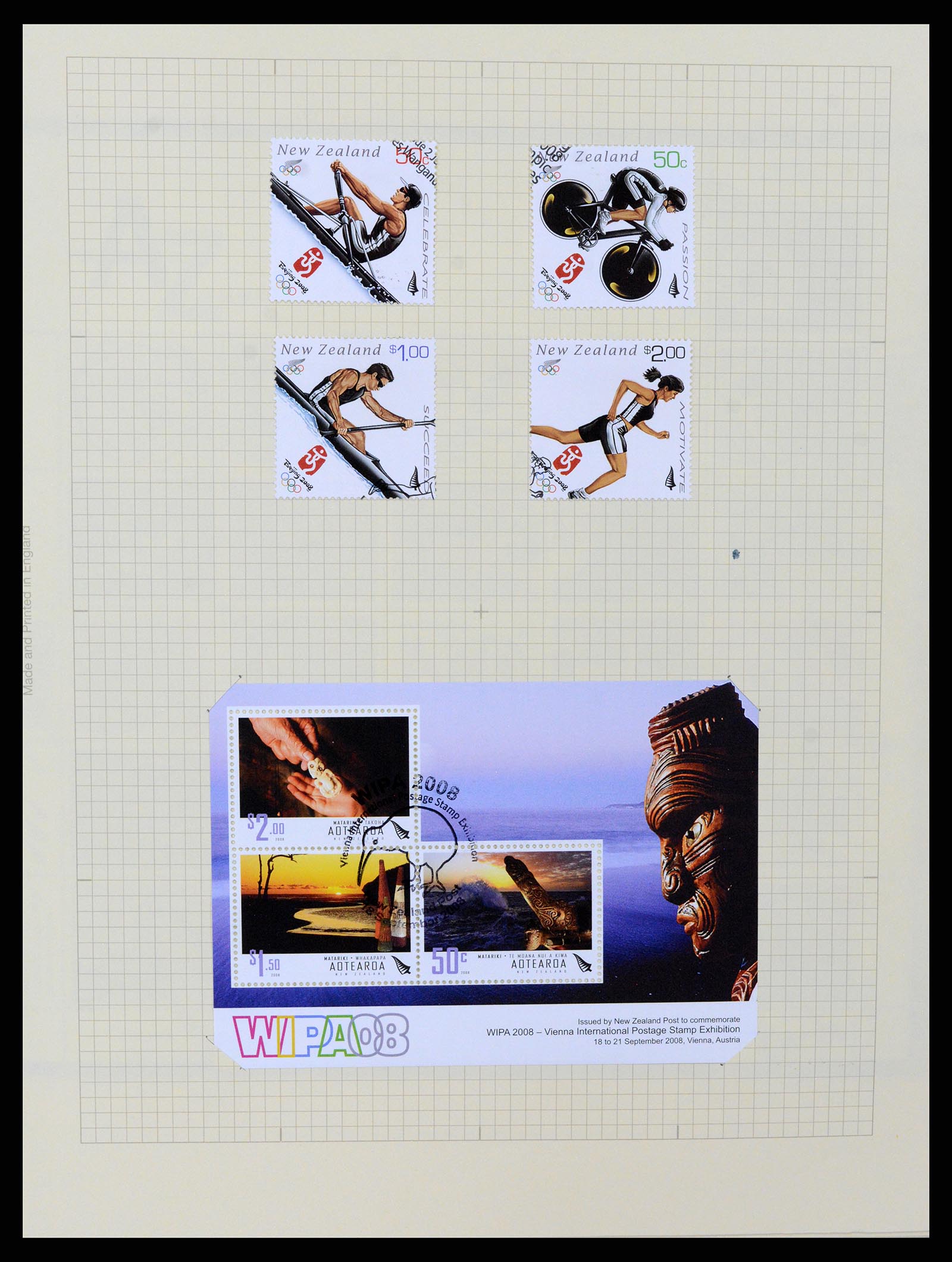 37608 423 - Postzegelverzameling 37608 Nieuw Zeeland 1874-2014.