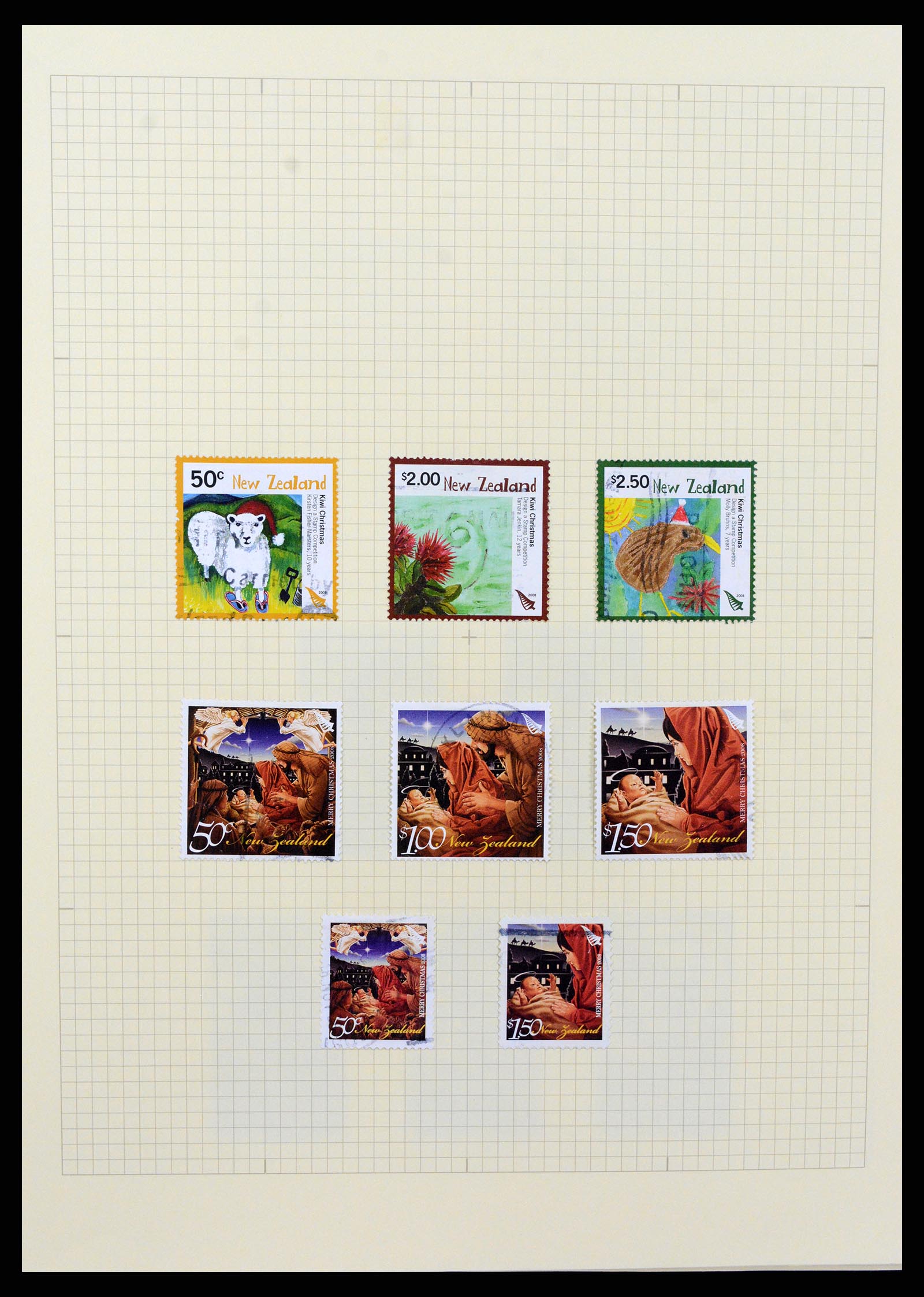 37608 426 - Stamp collection 37608 New Zealand 1874-2014.
