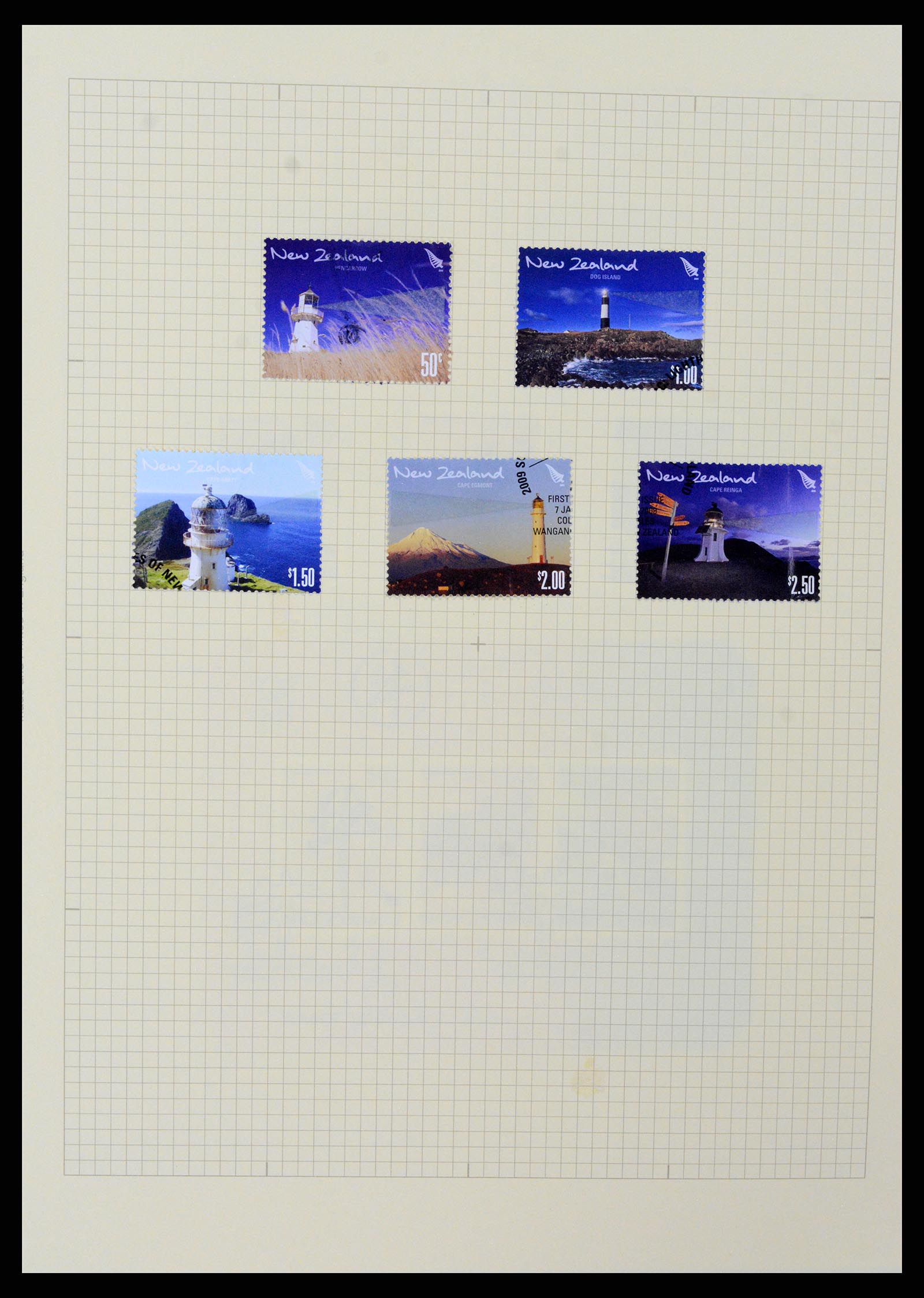 37608 428 - Postzegelverzameling 37608 Nieuw Zeeland 1874-2014.