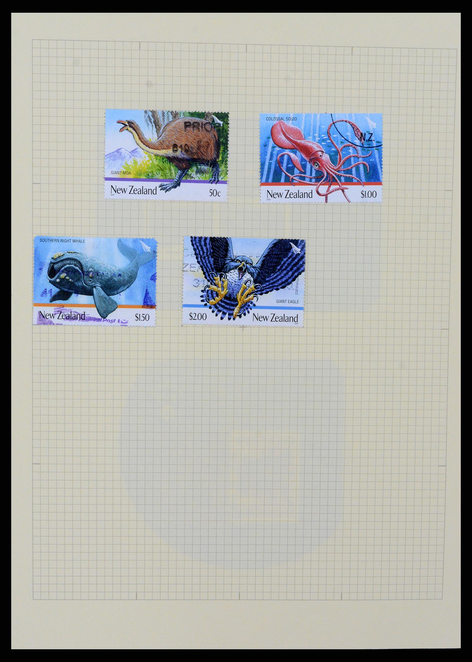37608 431 - Postzegelverzameling 37608 Nieuw Zeeland 1874-2014.