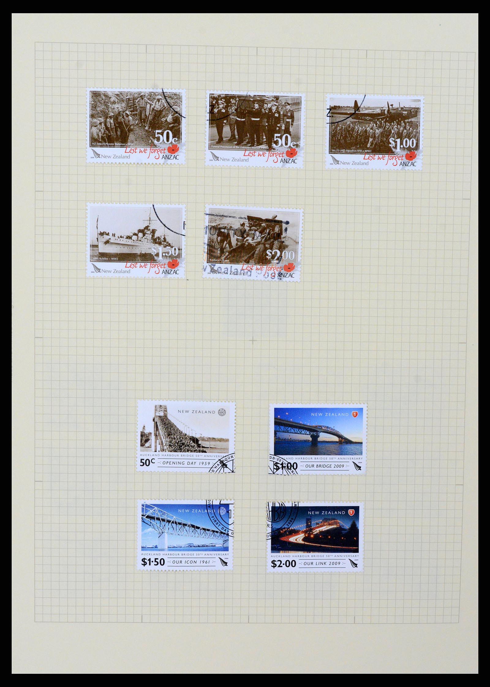37608 433 - Stamp collection 37608 New Zealand 1874-2014.