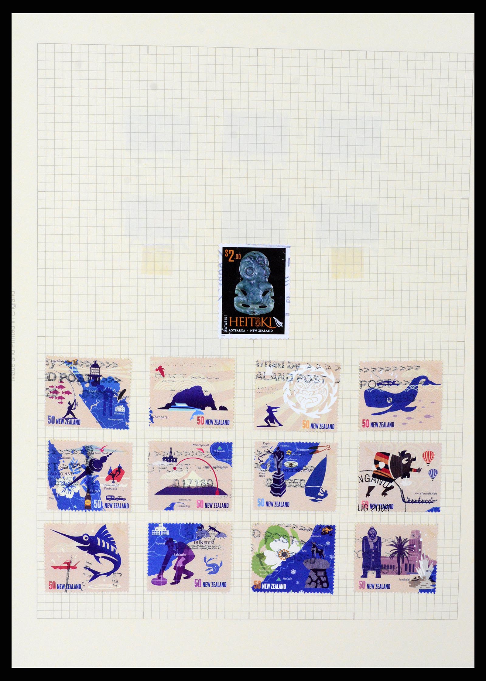 37608 434 - Postzegelverzameling 37608 Nieuw Zeeland 1874-2014.