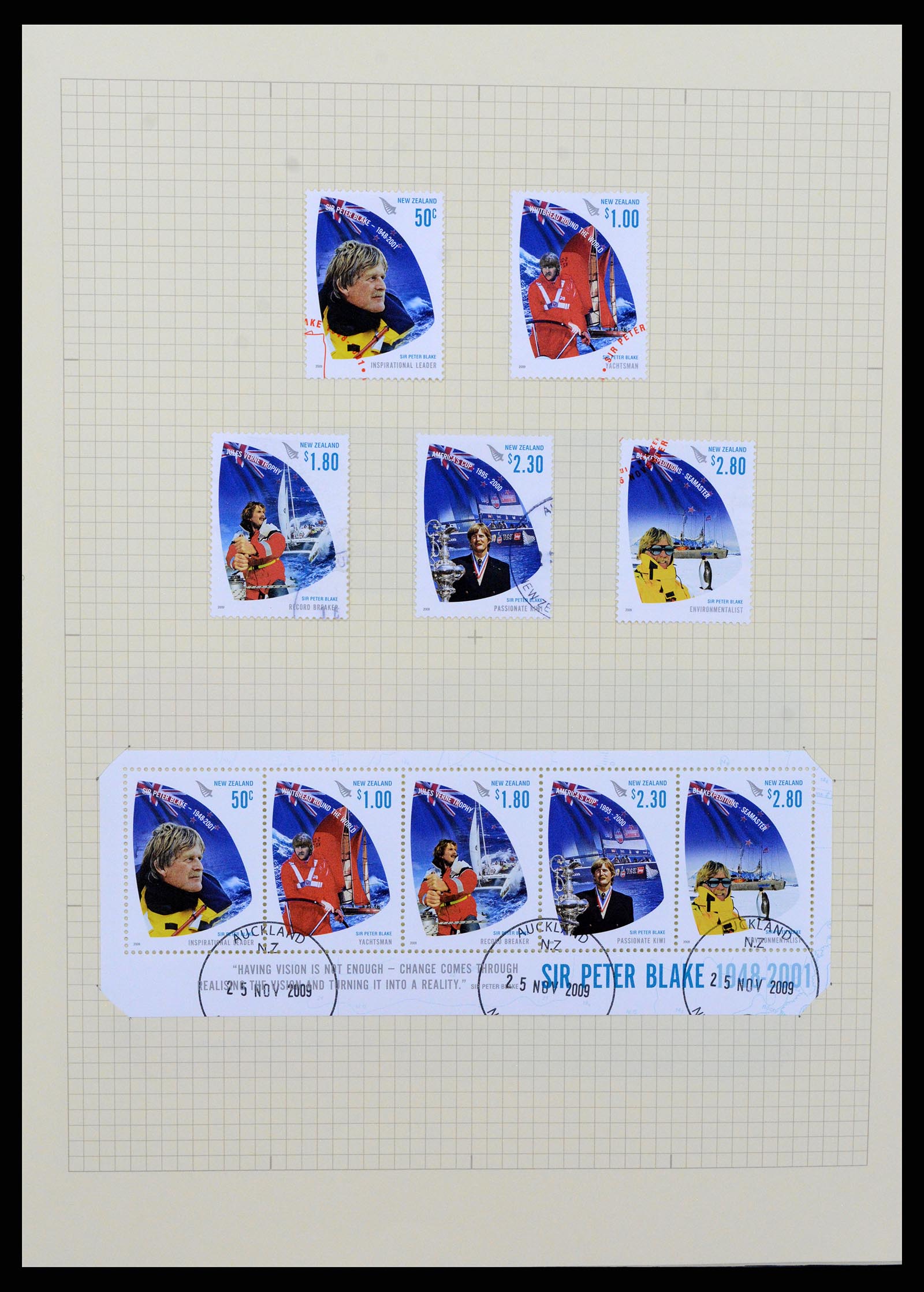 37608 439 - Postzegelverzameling 37608 Nieuw Zeeland 1874-2014.