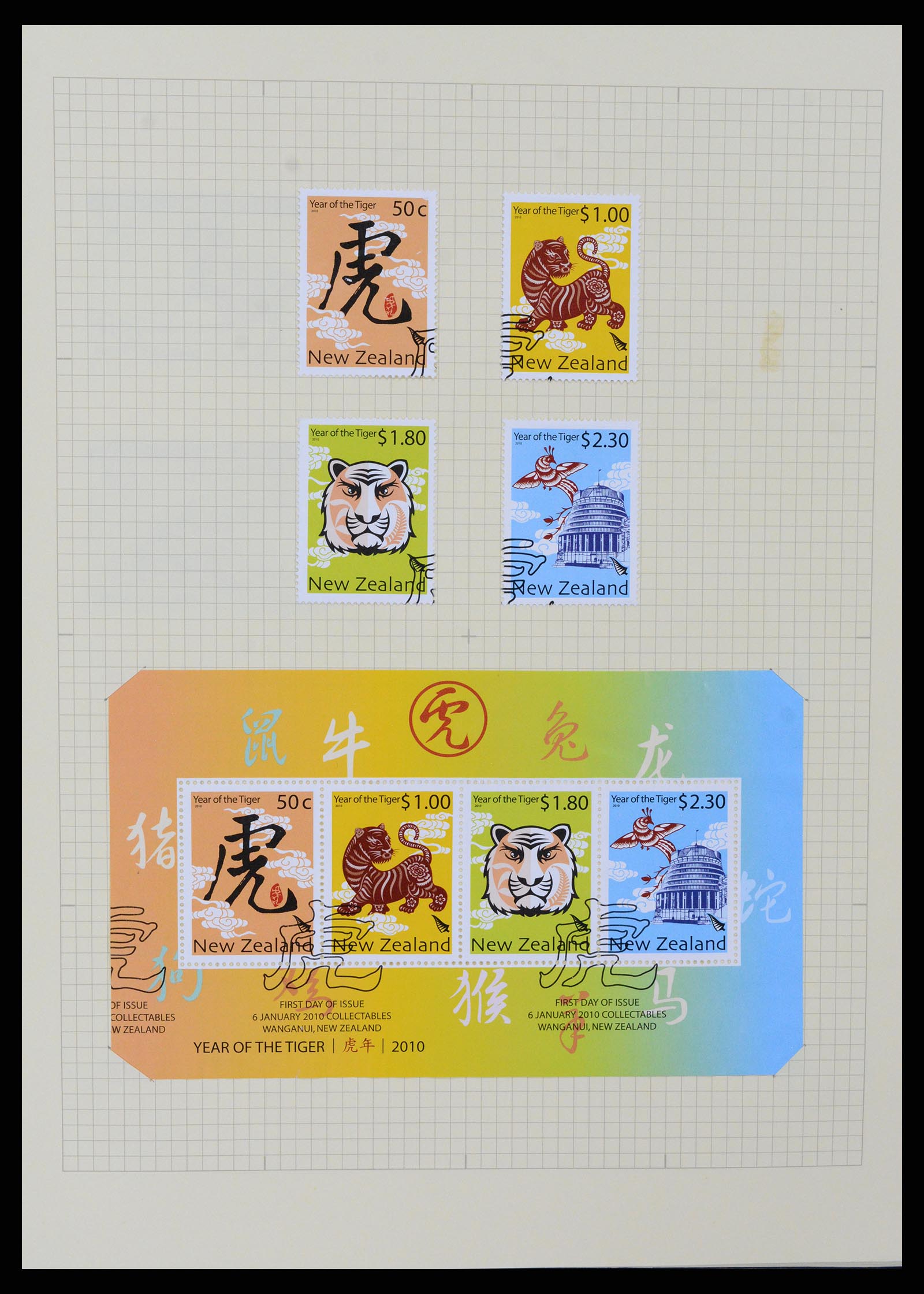 37608 440 - Postzegelverzameling 37608 Nieuw Zeeland 1874-2014.