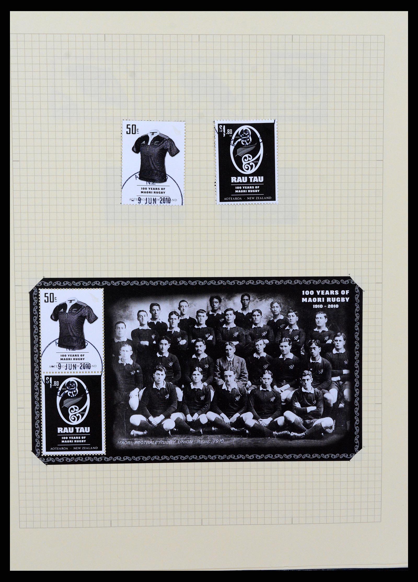 37608 445 - Postzegelverzameling 37608 Nieuw Zeeland 1874-2014.