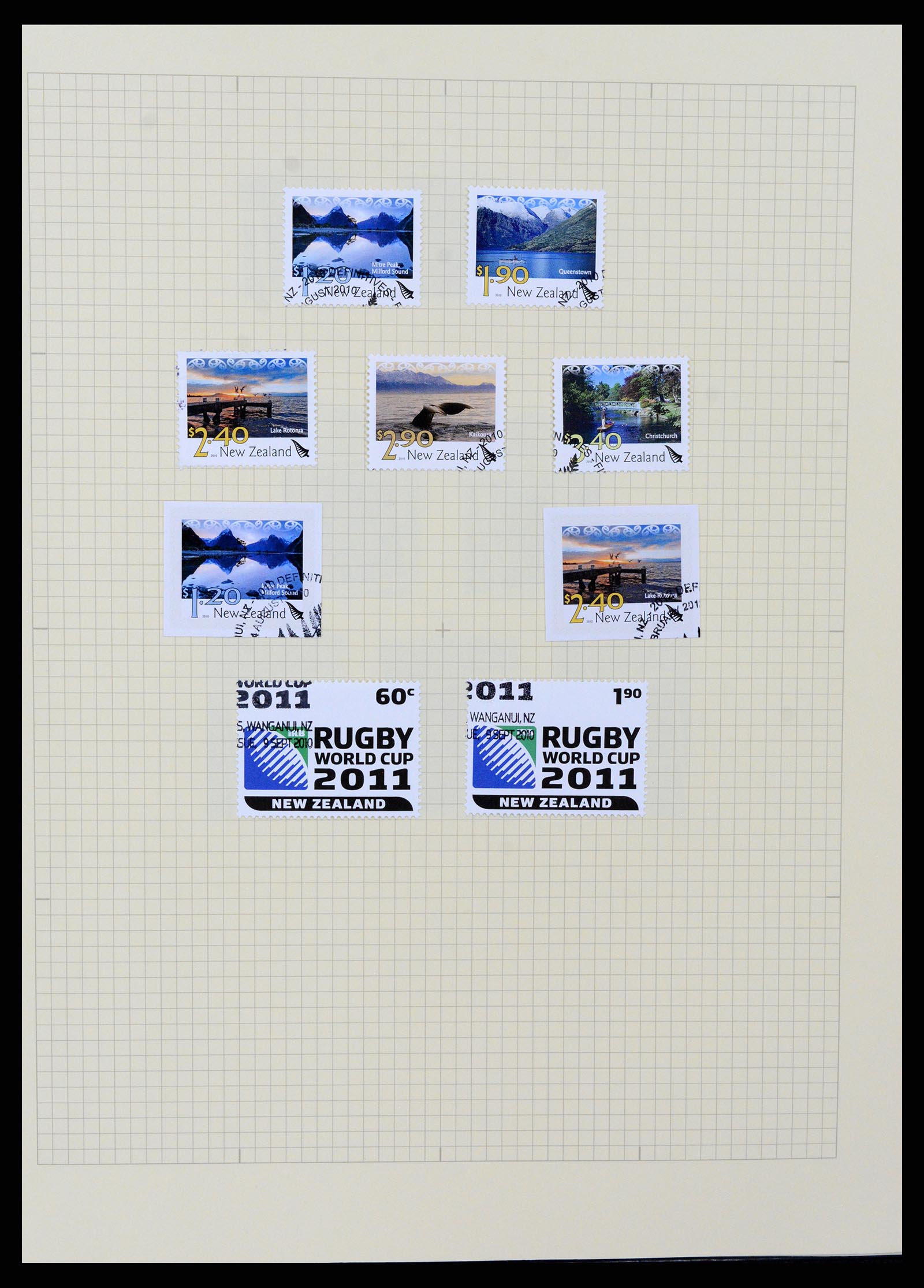 37608 447 - Postzegelverzameling 37608 Nieuw Zeeland 1874-2014.
