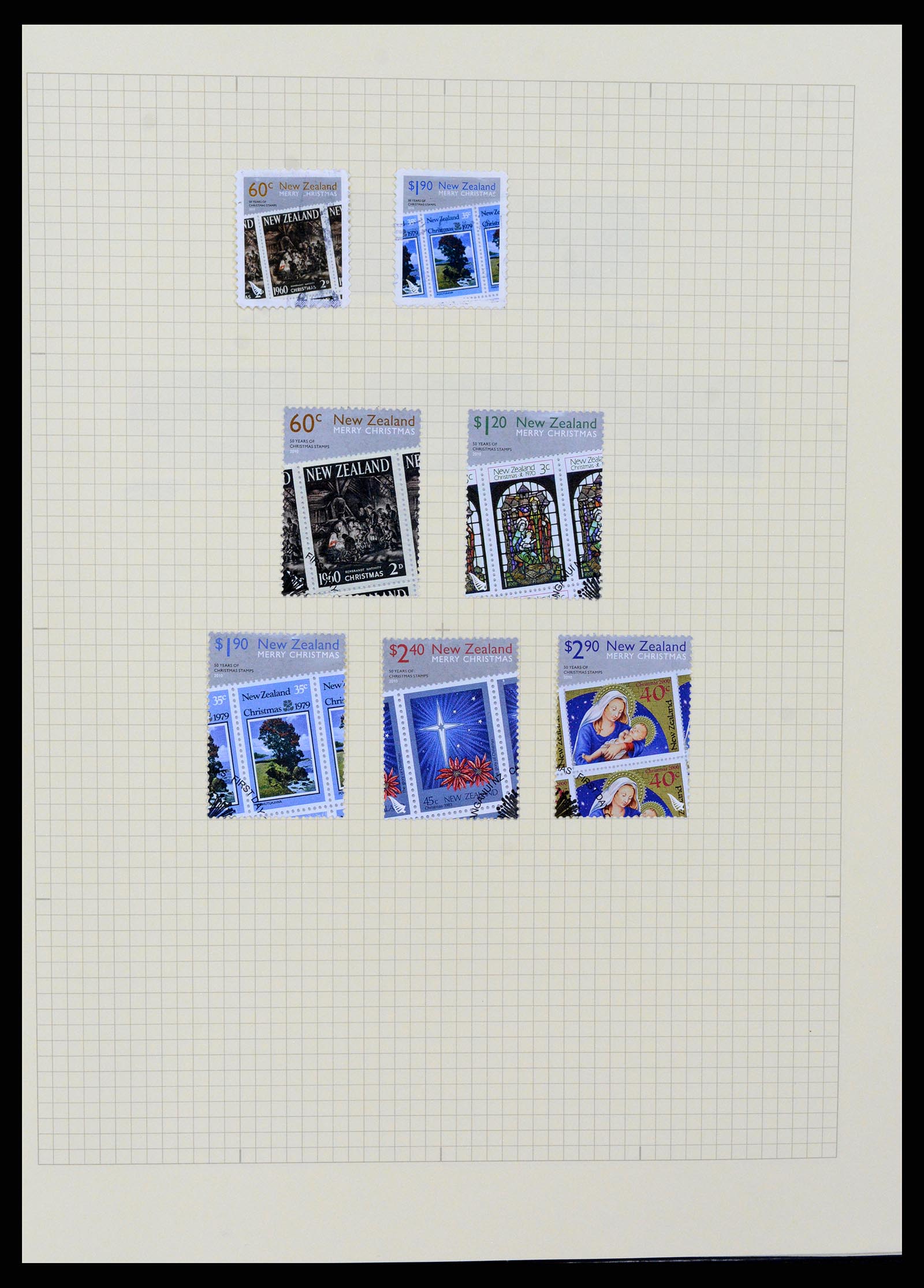 37608 448 - Postzegelverzameling 37608 Nieuw Zeeland 1874-2014.