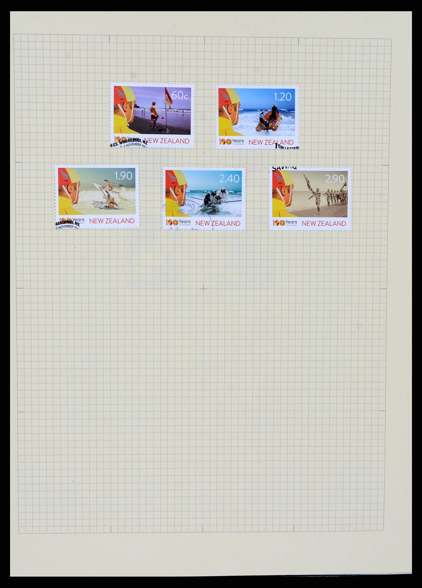 37608 449 - Postzegelverzameling 37608 Nieuw Zeeland 1874-2014.