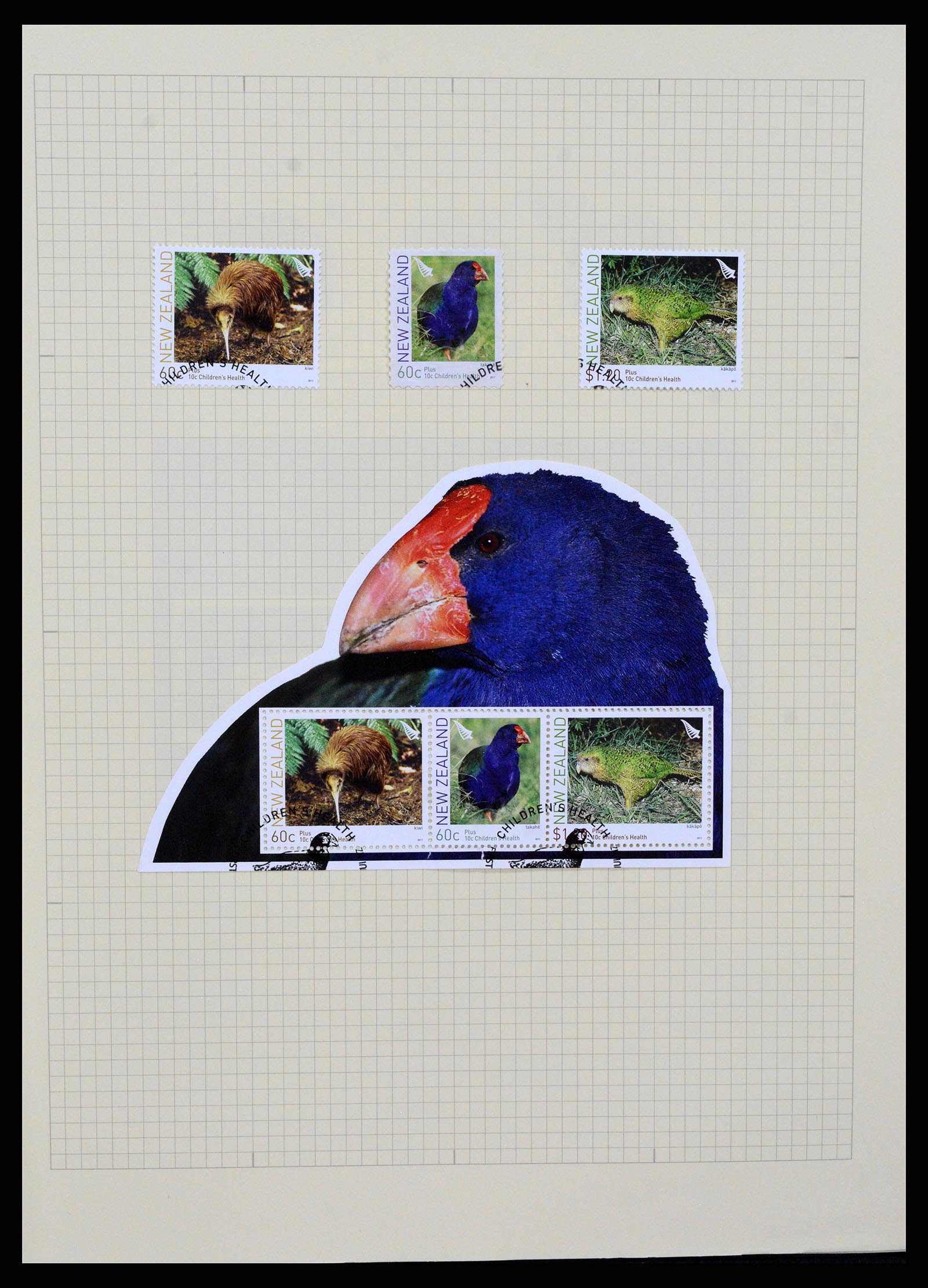 37608 454 - Postzegelverzameling 37608 Nieuw Zeeland 1874-2014.