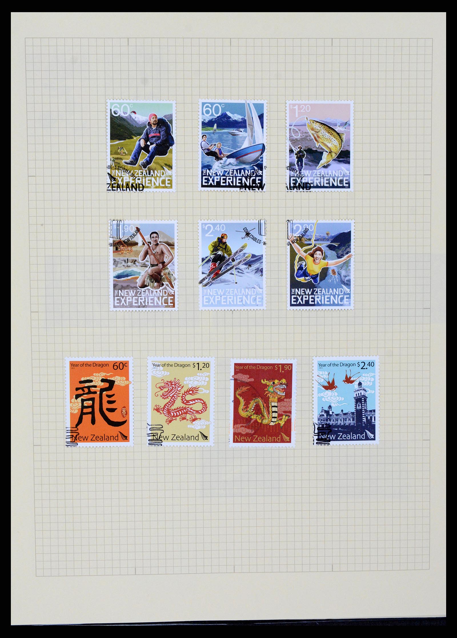 37608 457 - Stamp collection 37608 New Zealand 1874-2014.