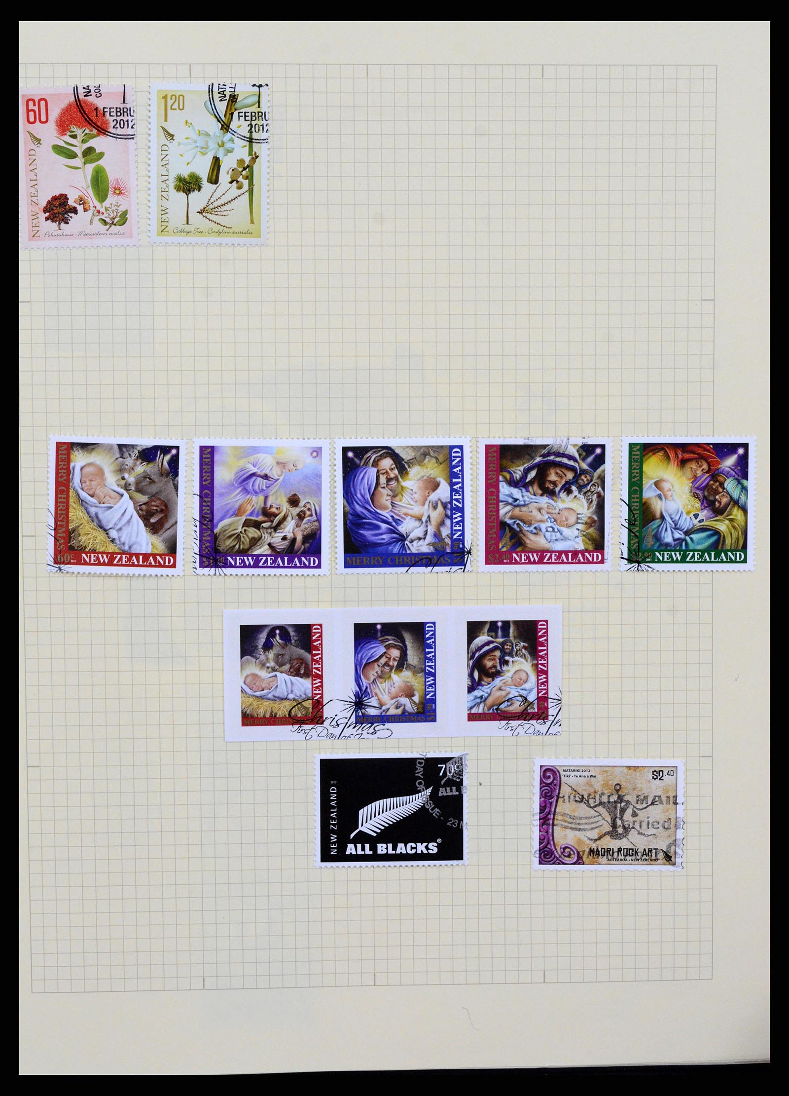 37608 458 - Stamp collection 37608 New Zealand 1874-2014.