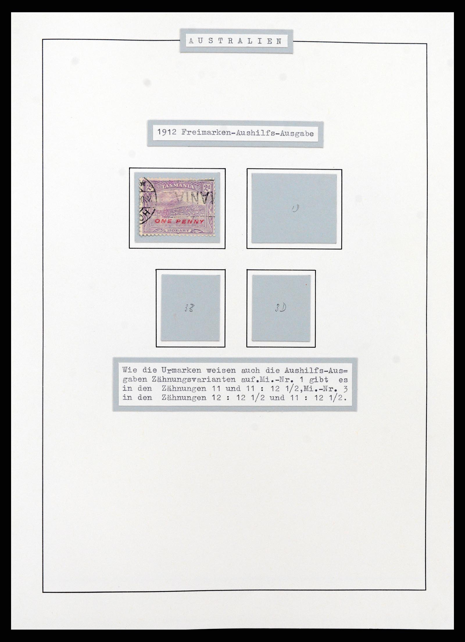 37609 0002 - Postzegelverzameling 37609 Australië 1913-1999.