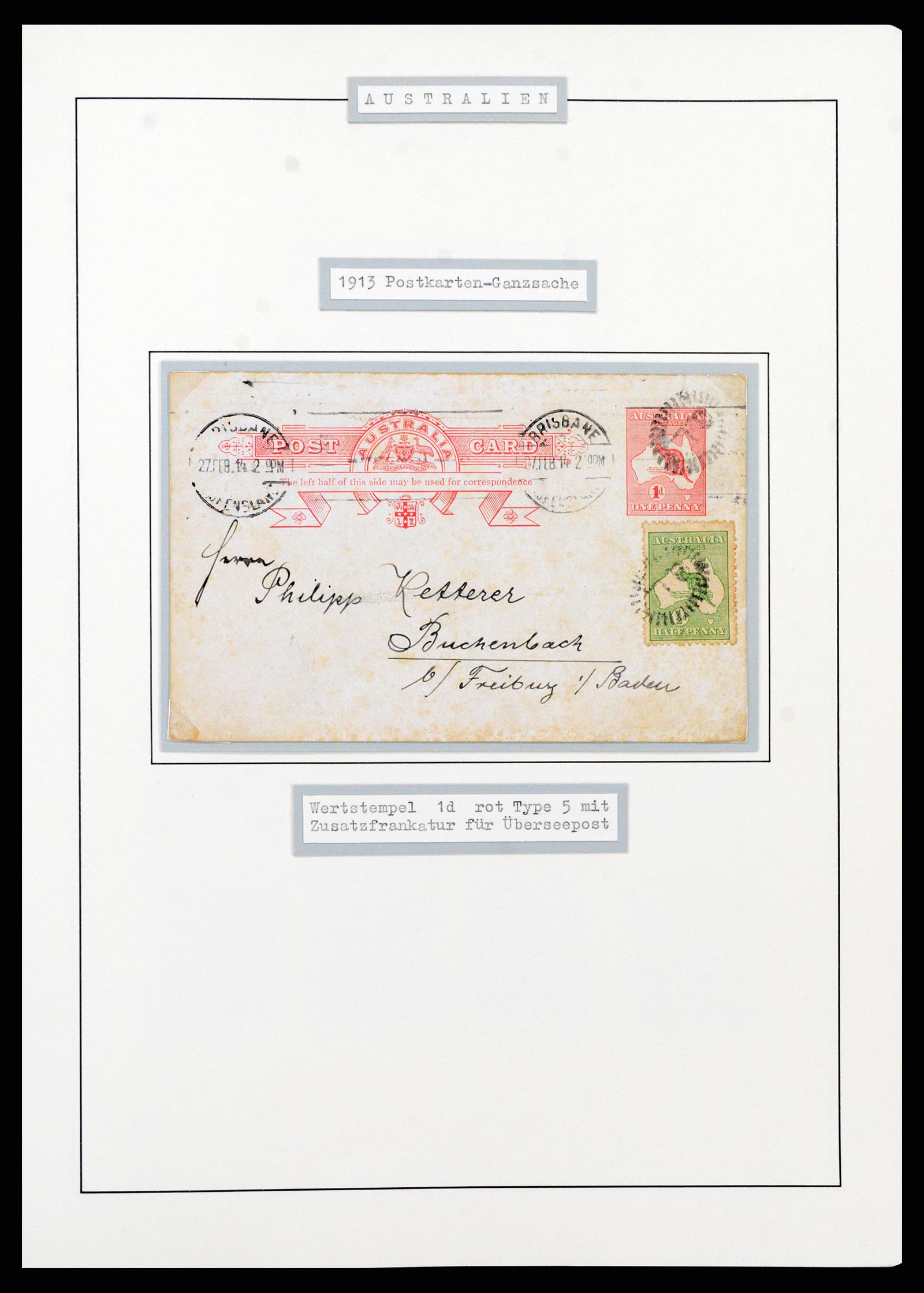 37609 0005 - Postzegelverzameling 37609 Australië 1913-1999.