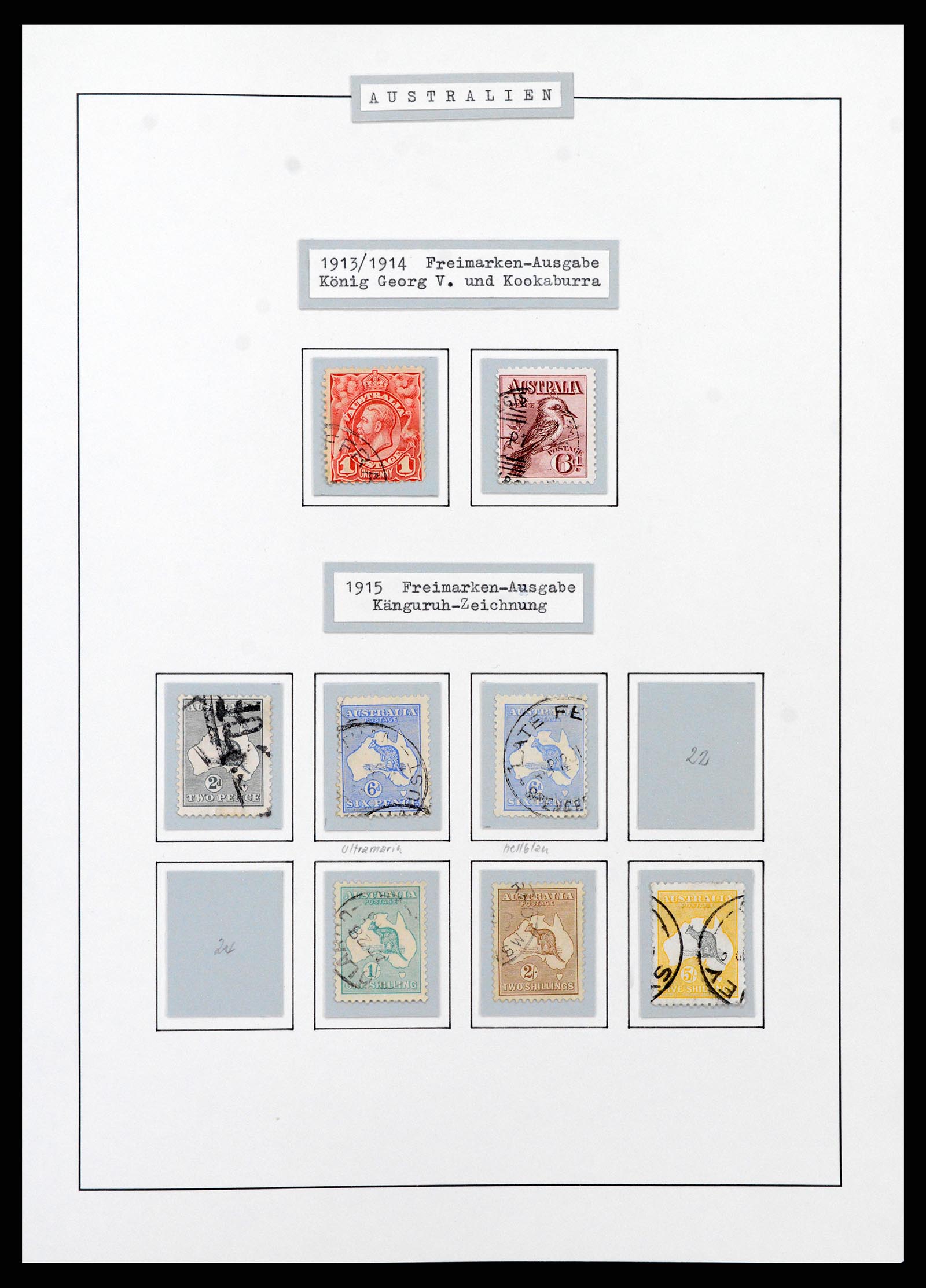37609 0006 - Postzegelverzameling 37609 Australië 1913-1999.