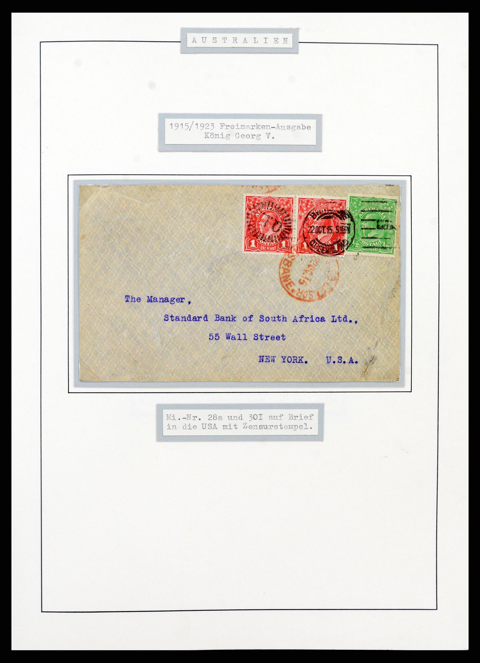 37609 0008 - Postzegelverzameling 37609 Australië 1913-1999.