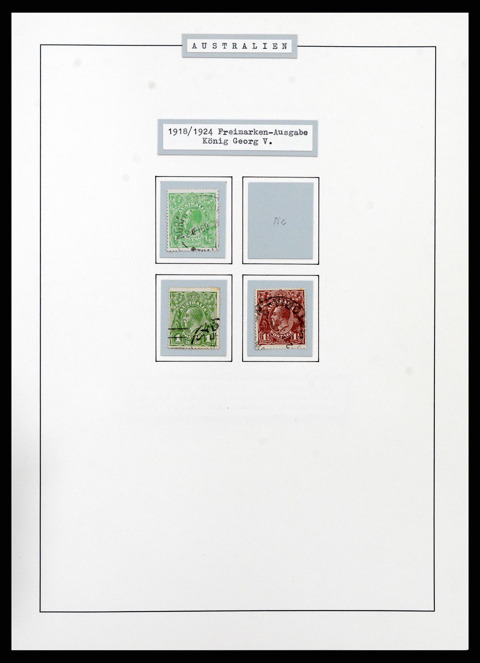 37609 0015 - Postzegelverzameling 37609 Australië 1913-1999.