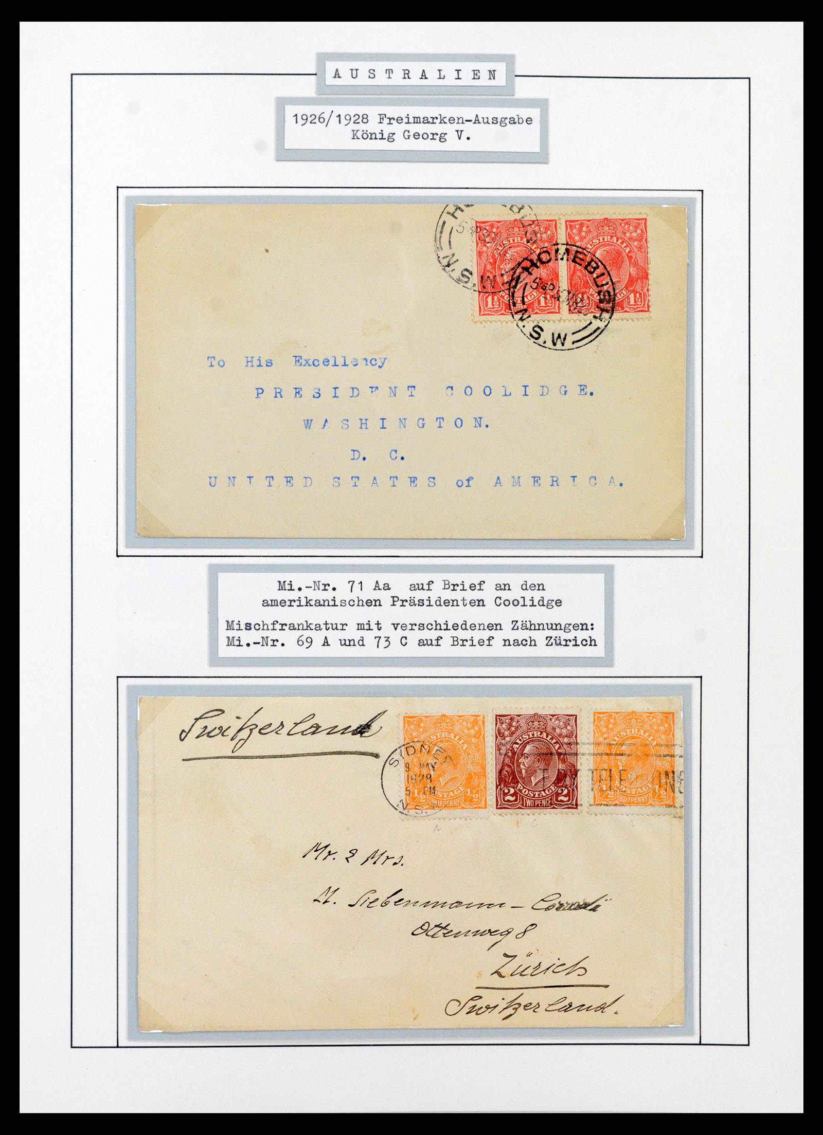 37609 0021 - Postzegelverzameling 37609 Australië 1913-1999.