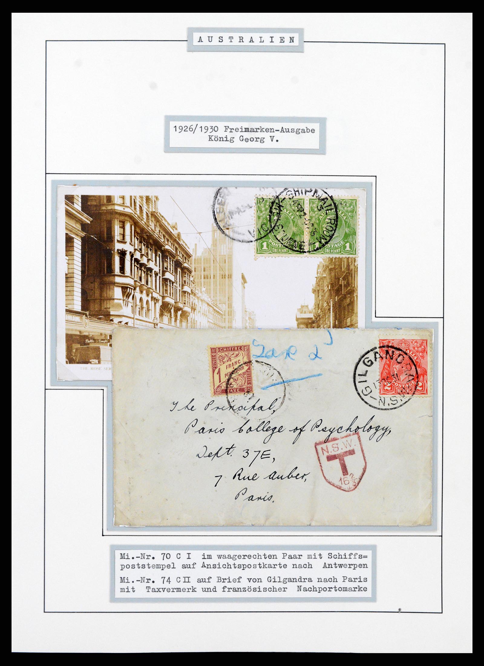37609 0025 - Postzegelverzameling 37609 Australië 1913-1999.