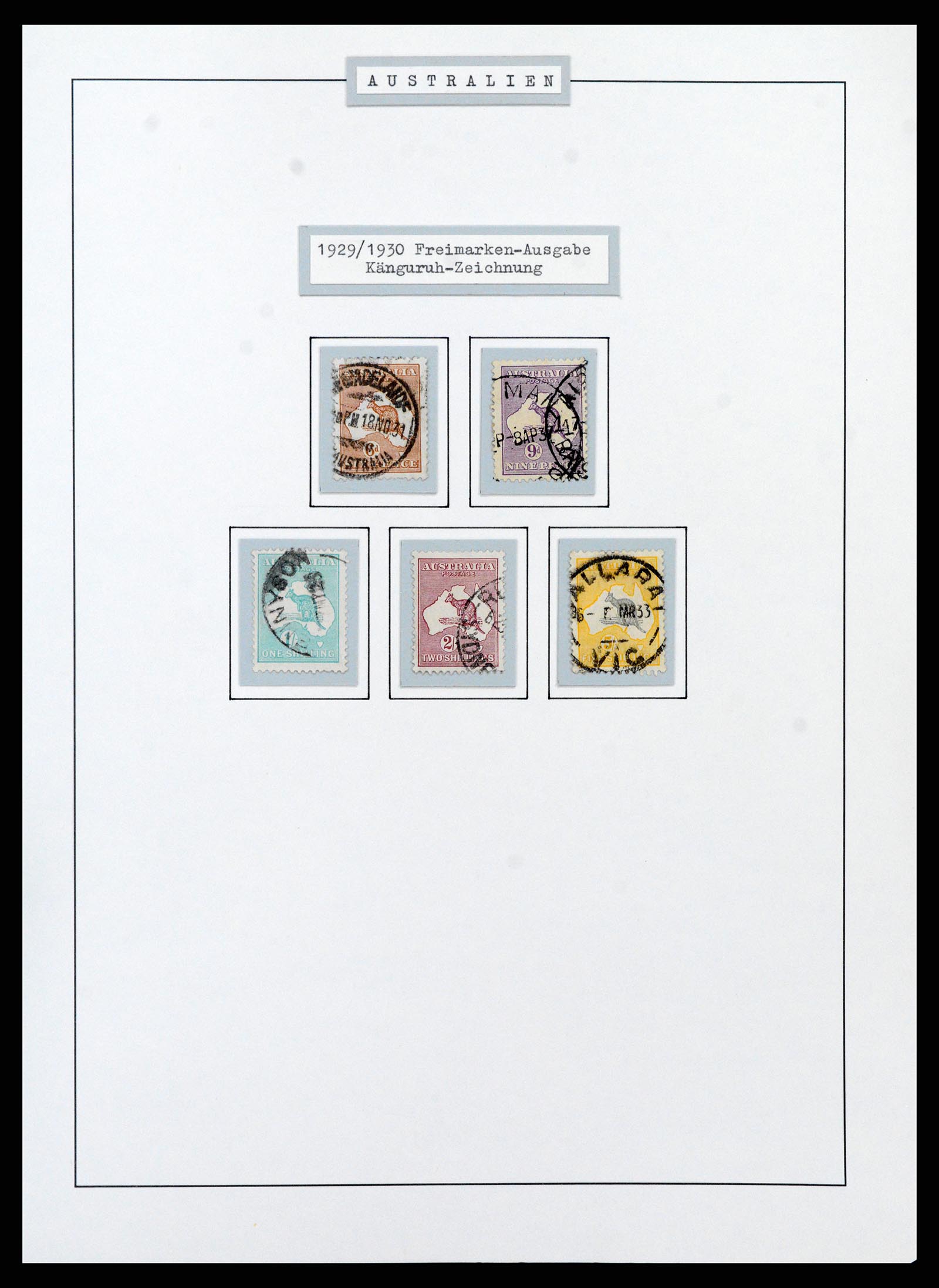 37609 0028 - Postzegelverzameling 37609 Australië 1913-1999.