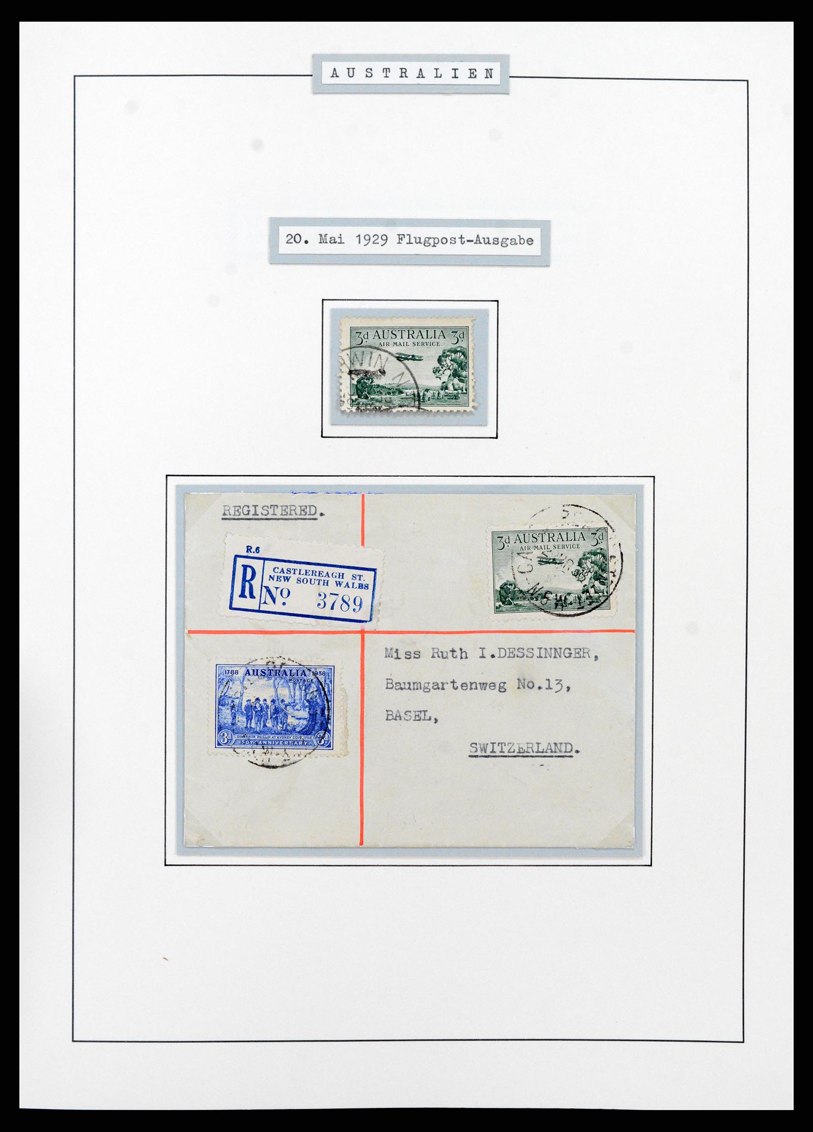 37609 0030 - Postzegelverzameling 37609 Australië 1913-1999.